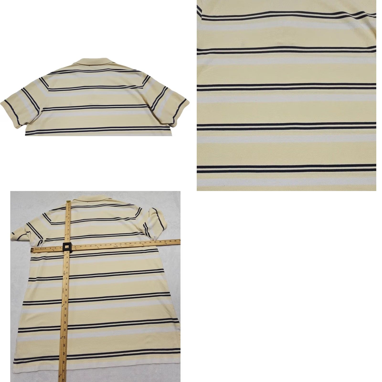 Ralph Lauren Polo Ralph Lauren Polo Shirt Striped 2XL Yellow Classic Fit Cotton Men’s Size US XXL / EU 58 / 5 - 8 Thumbnail