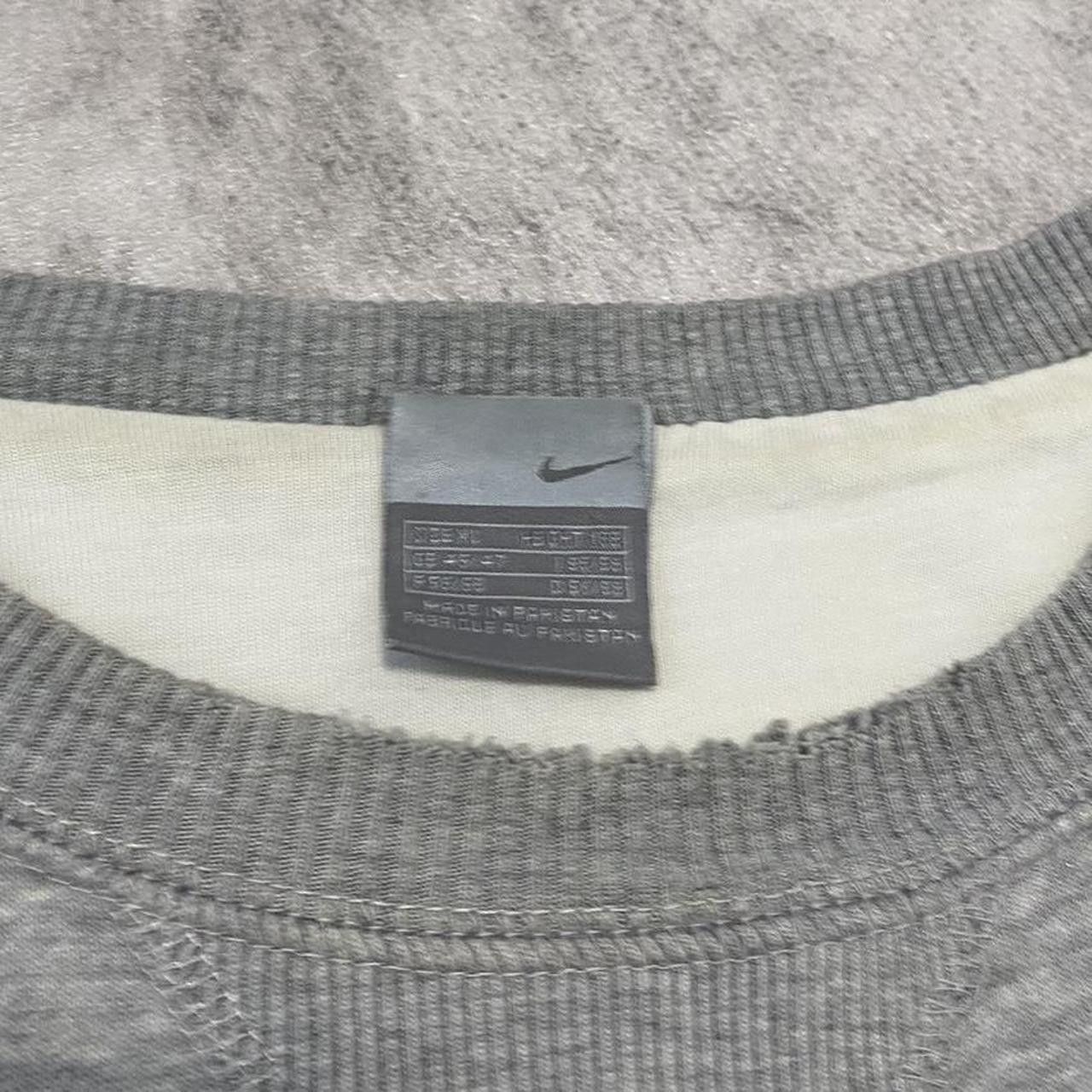Nike 2000s y2k Grey Nike vintage sweatshirt Boxy Rap hip Size US XL / EU 56 / 4 - 4 Thumbnail
