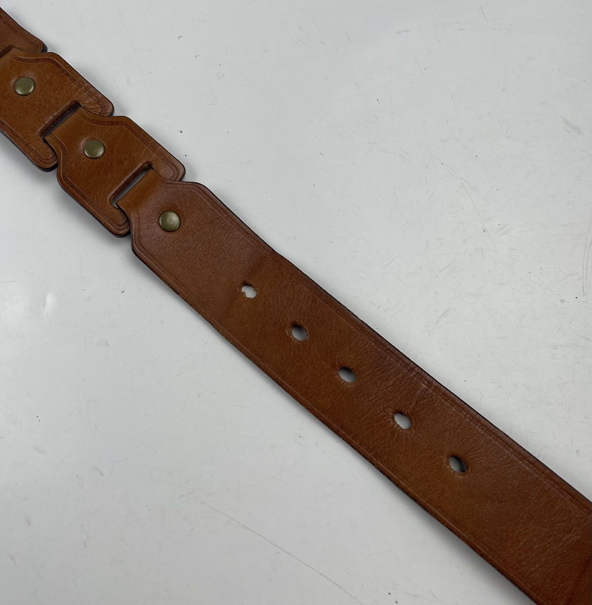 Seditionaries custom made super rare design leather belt tc36 Size 34 - 3 Thumbnail