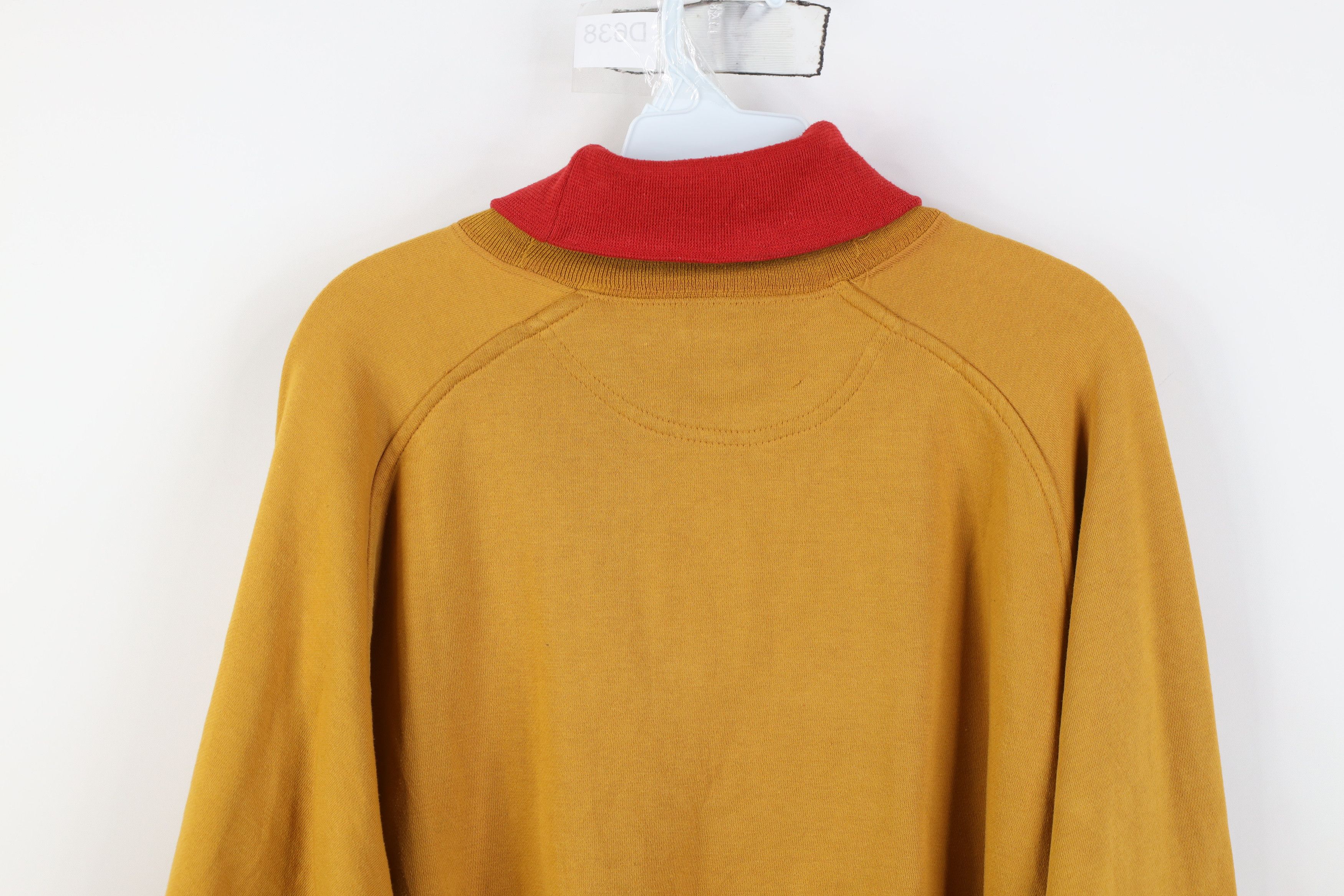 Gap Vintage 90s Gap Golden Harvest Turtleneck Sweatshirt Gold Size L / US 10 / IT 46 - 14 Thumbnail