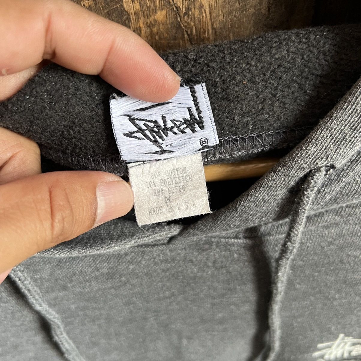 Stussy Vintage 80's Stussy Rasta Crown Big Logo Hoodie Size US M / EU 48-50 / 2 - 6 Thumbnail