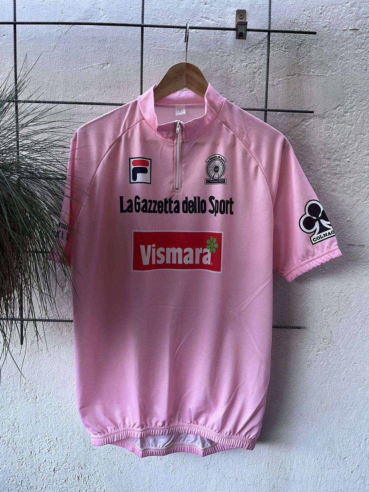 Fila SMS Santini Vintage Cycling Racing Jersey Giro d‘Italia Size US XL / EU 56 / 4 - 1 Thumbnail