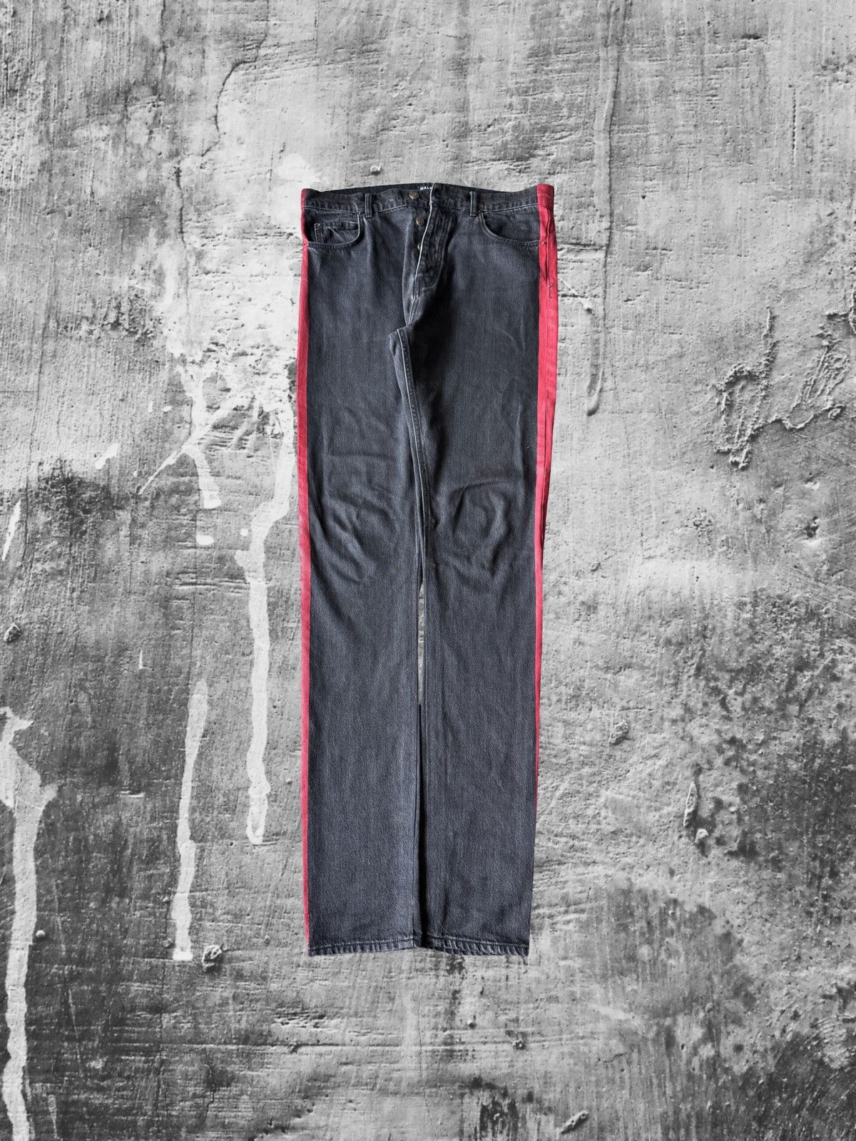 Balenciaga SS17 Red Stripe Denim Size US 32 / EU 48 - 1 Thumbnail
