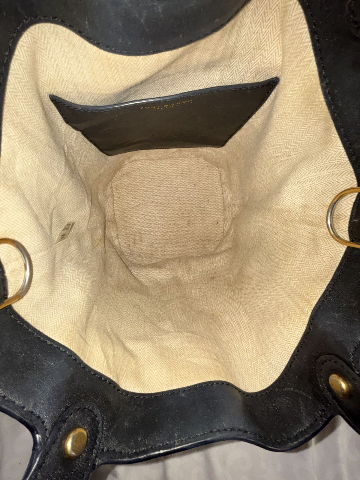 Tory Burch Tory Burch Bucket Bag Lamb Leather Size ONE SIZE - 15 Thumbnail