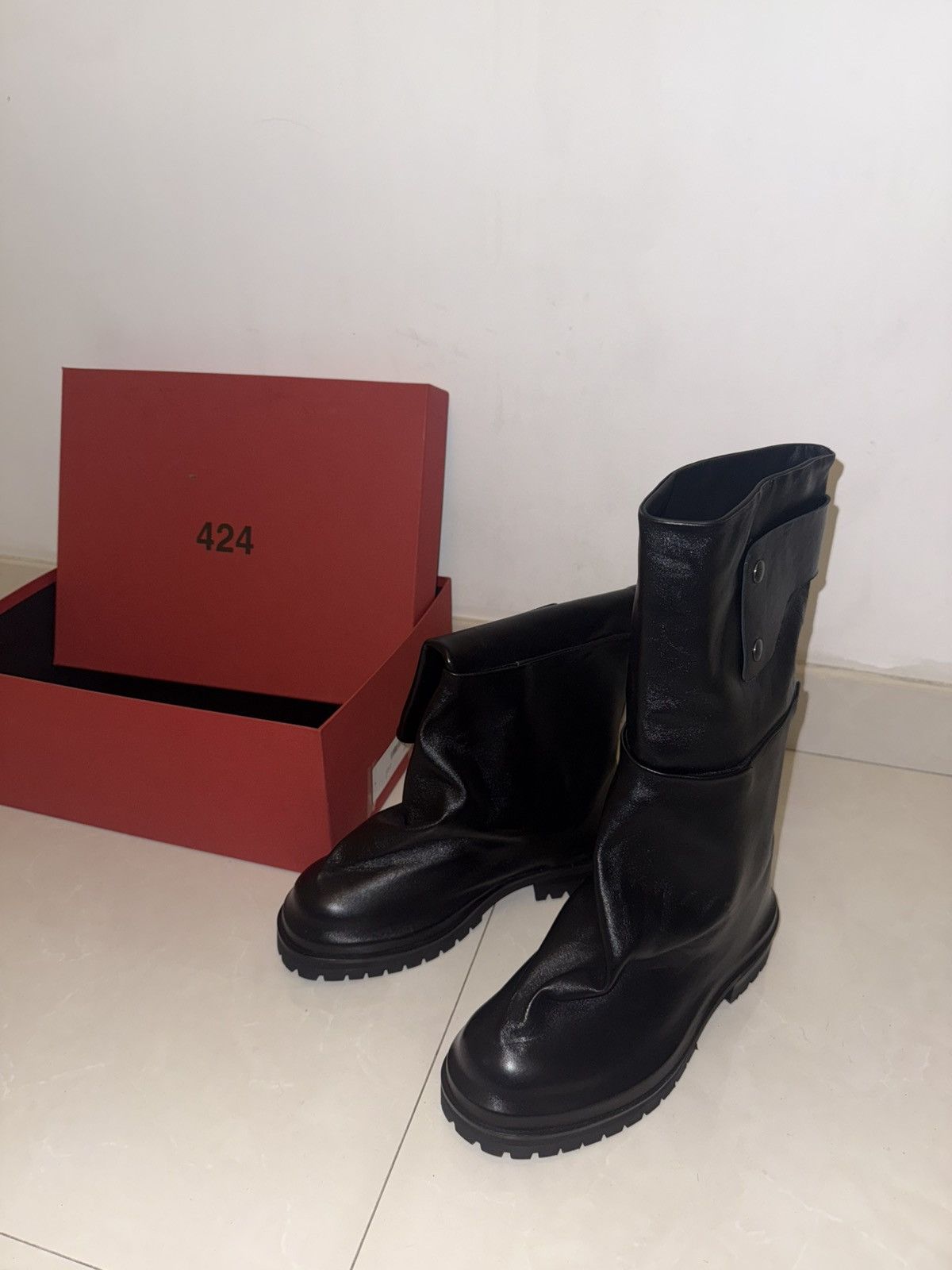 424 424 DRAGONRIDER NAPPA LEATHER Size US 8.5 / EU 41-42 - 2 Thumbnail