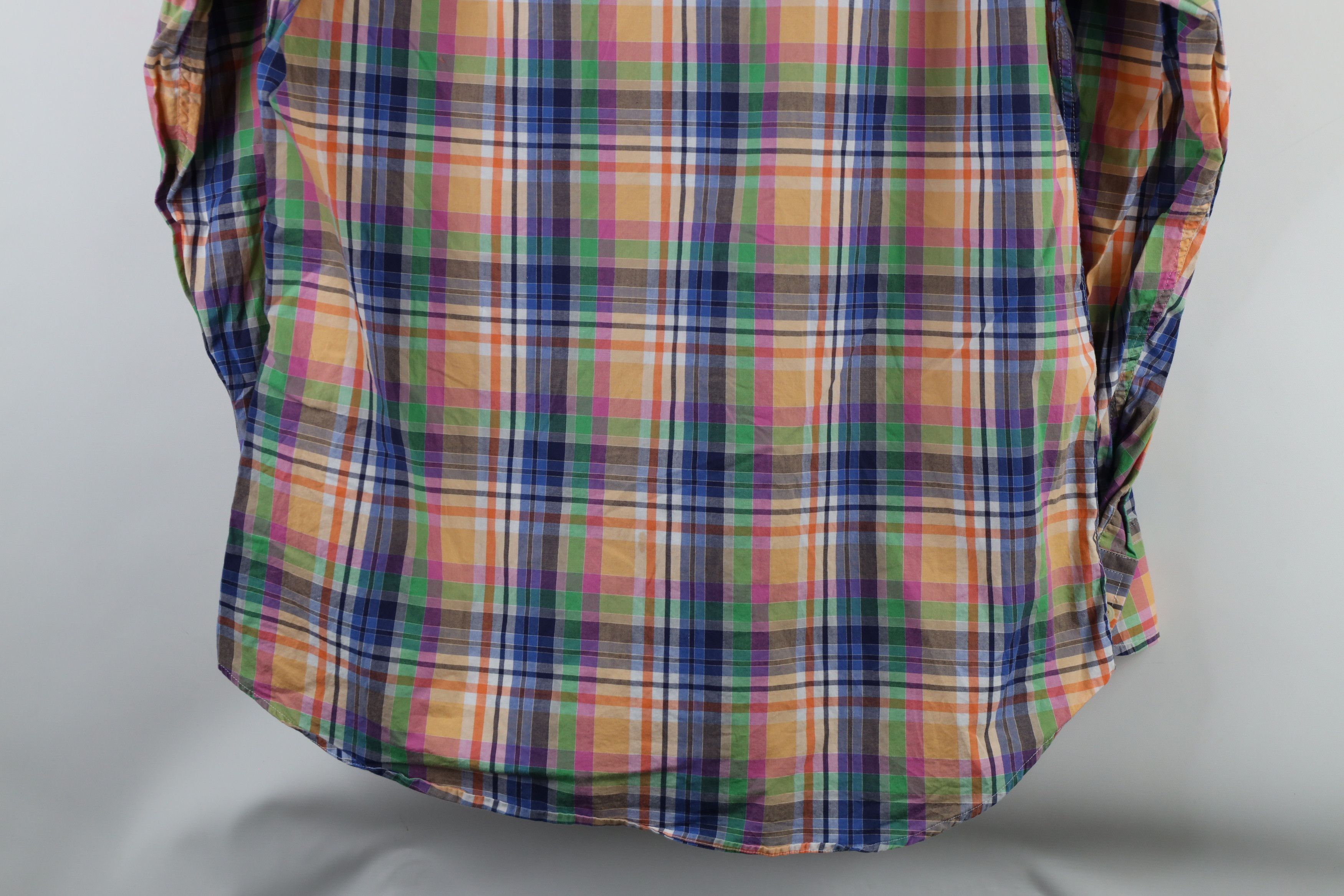 Charles Tyrwhitt × Vintage Charles Tyrwhitt Madras Plaid Collared Button Shirt Cotton Size US M / EU 48-50 / 2 - 9 Thumbnail