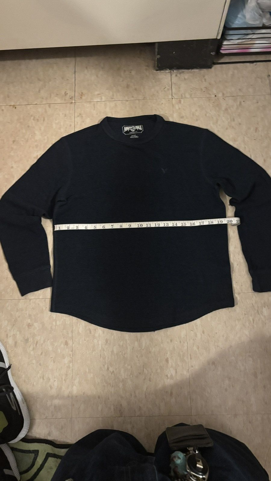 American Eagle Outfitters Navy Blue American Eagle thermal long sleeve Size US S / EU 44-46 / 1 - 5 Thumbnail