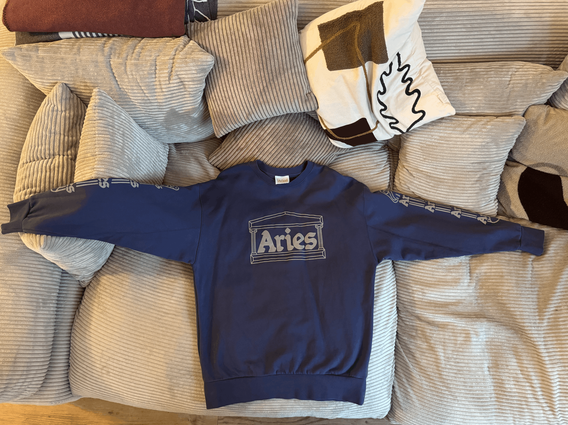 Aries × Designer × Streetwear Arsenal x Aries 1886 Crew Sweatshirt