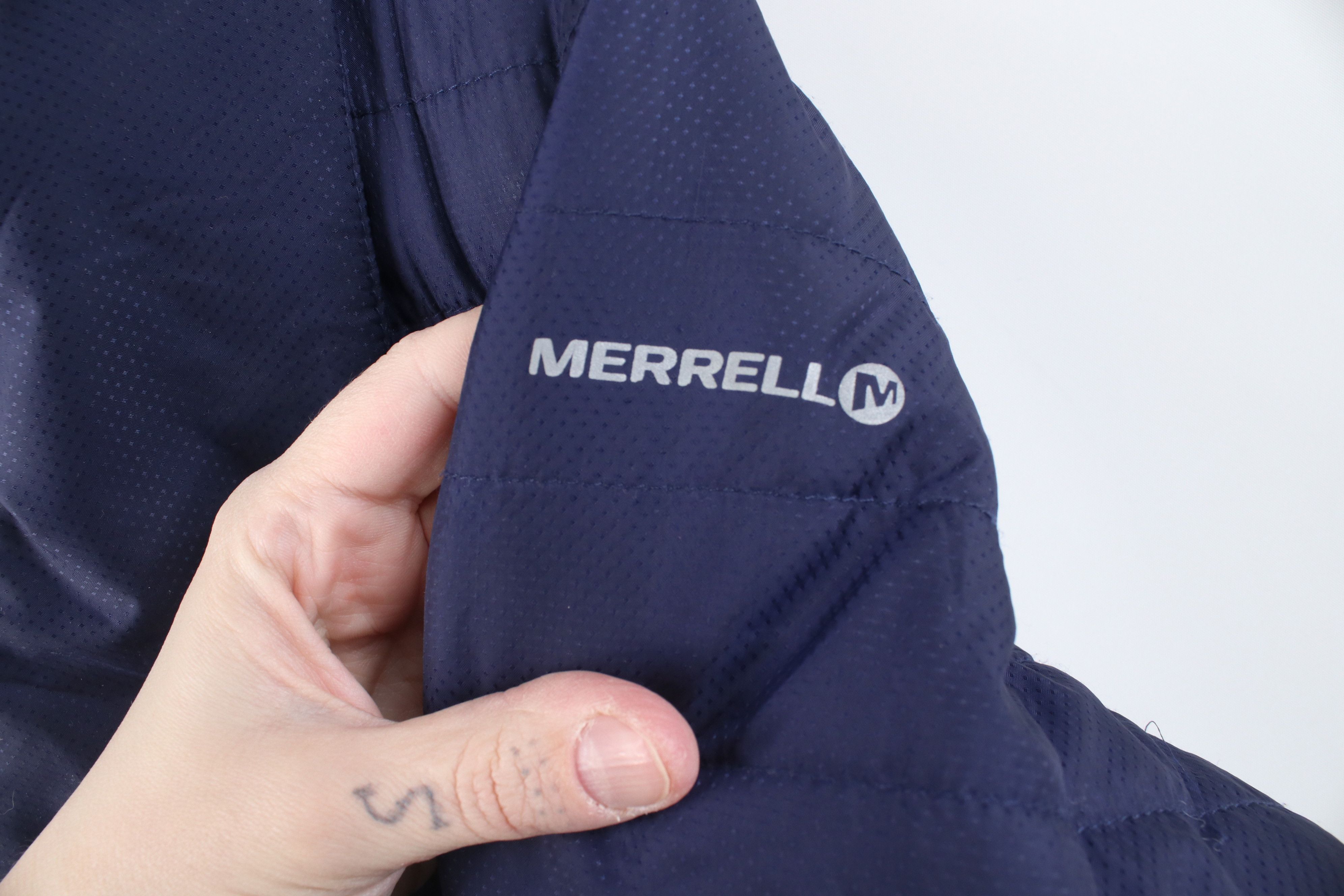 Merrell Merrell Select Dry Waterproof Puffer Parka Jacket Blue Size S / US 4 / IT 40 - 4 Thumbnail