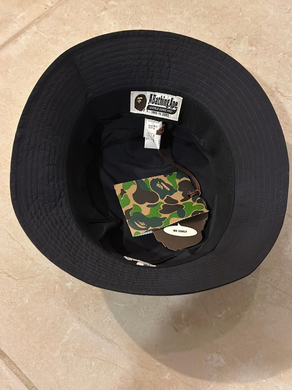 Bape College Mesh Bucket Hat Size ONE SIZE - 5 Thumbnail