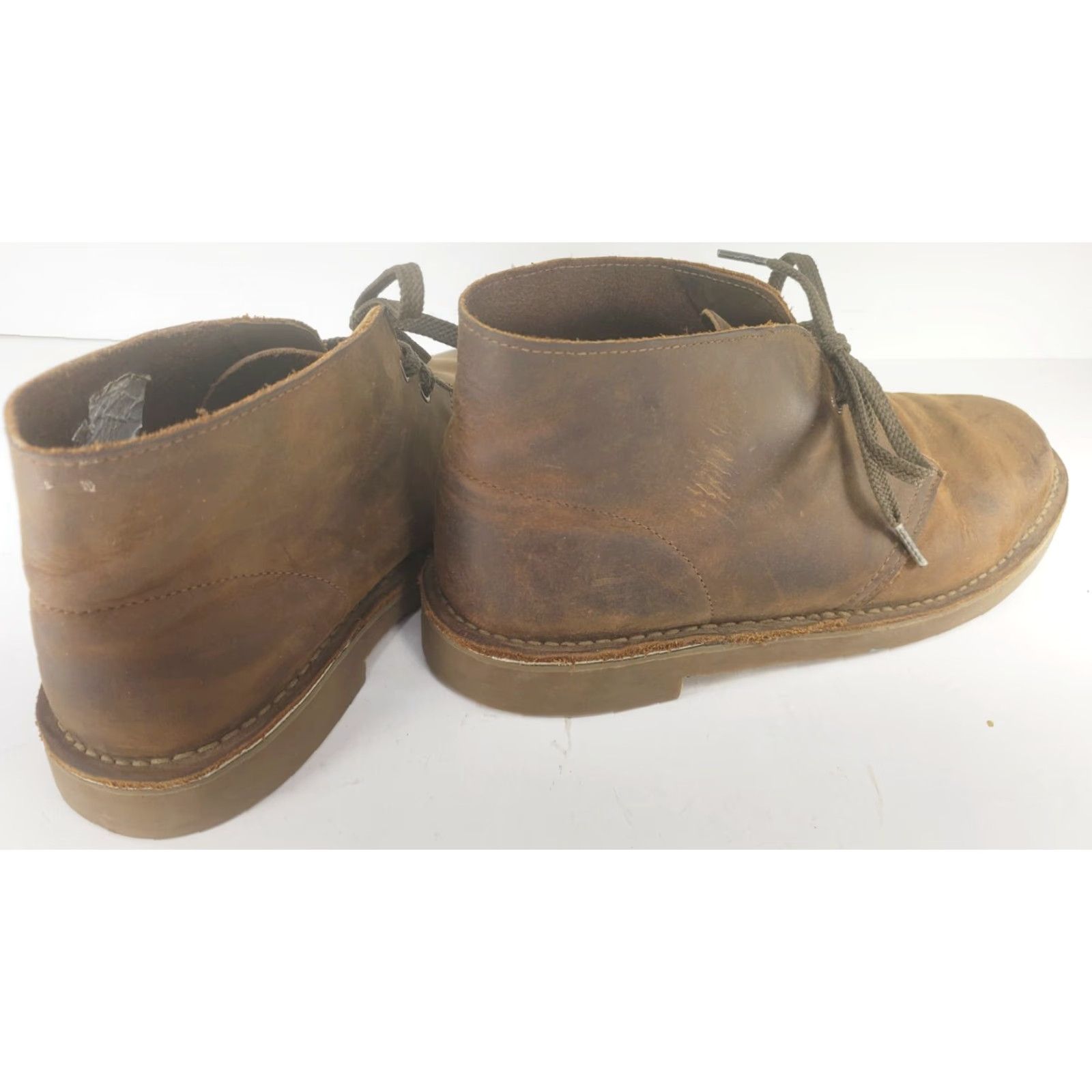Clarks Clarks Bushacre 2 Mens Leather Chukka Boot Brown 7.5 Size US 8 / EU 41 - 4 Thumbnail