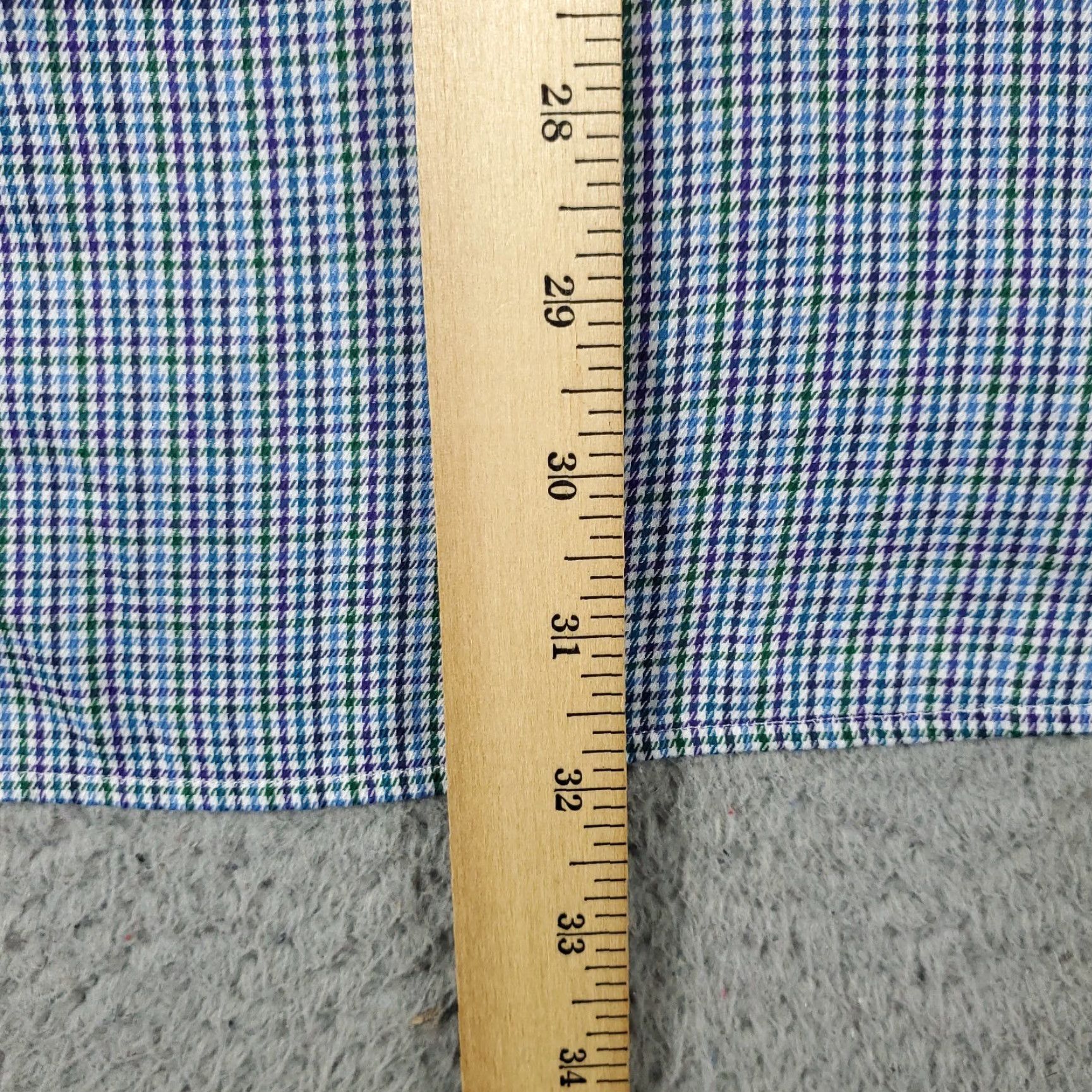 Peter Millar Peter Millar Button-Up Shirt Mens XL Blue Plaid Long Sleeve Casual Size US XL / EU 56 / 4 - 4 Thumbnail