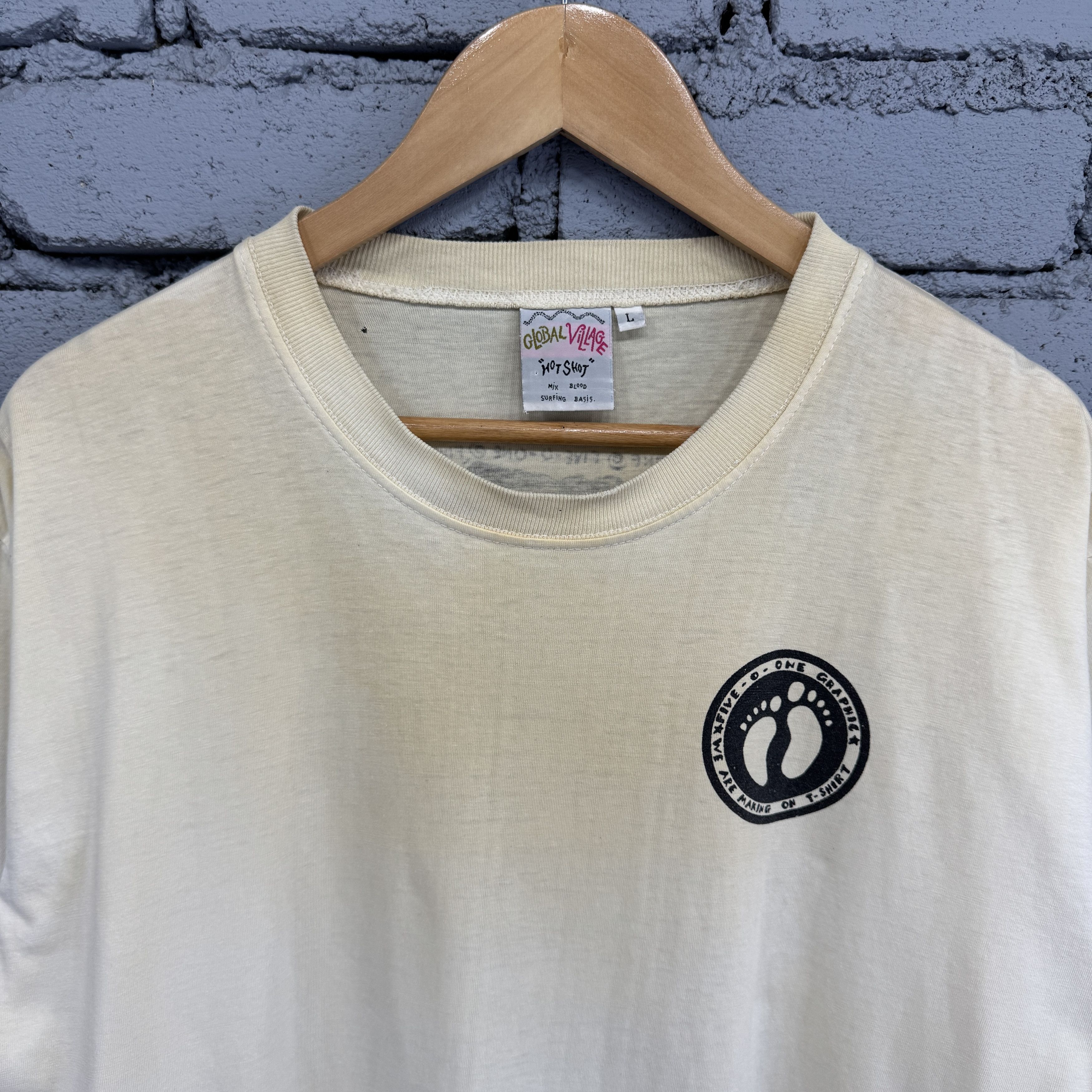 Vintage Vintage Surf Foo Backhit Print Tshirt Size US L / EU 52-54 / 3 - 3 Thumbnail