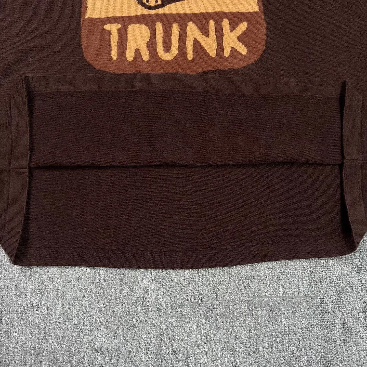 Louis Vuitton LV Hard Case Pattern Brown Knit Tee. Size US XL / EU 56 / 4 - 5 Thumbnail