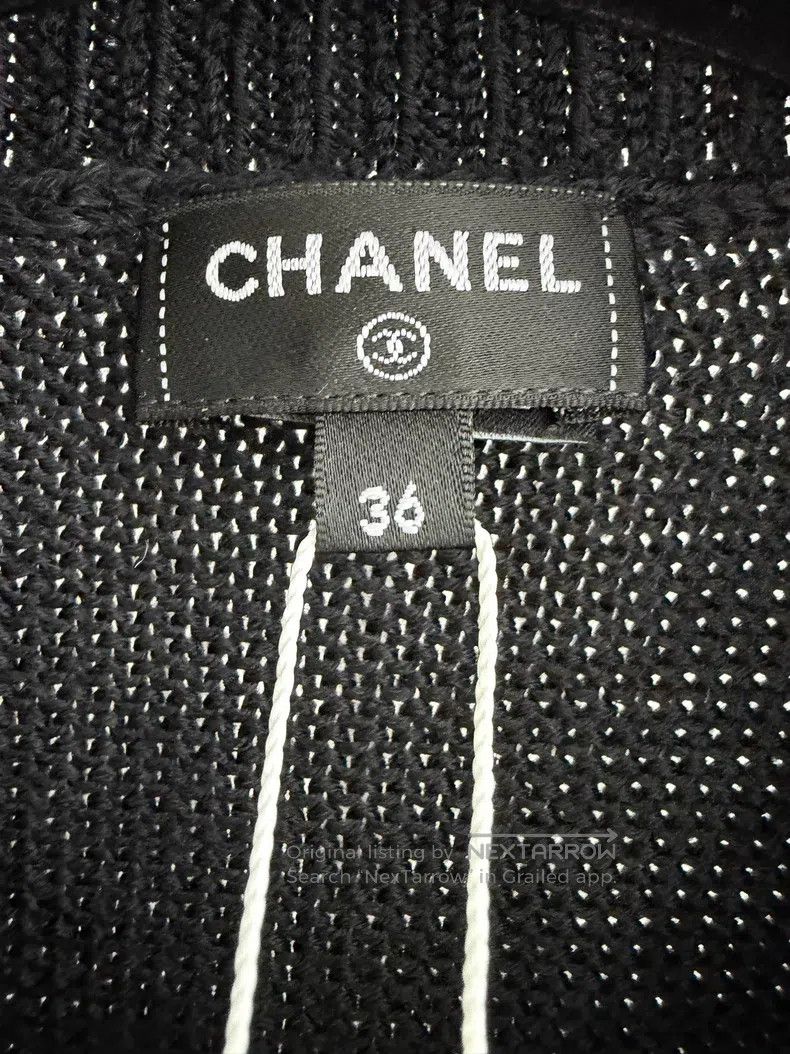 Chanel Chanel Hollow-bowed sweater Size XS / US 0-2 / IT 36-38 - 4 Thumbnail