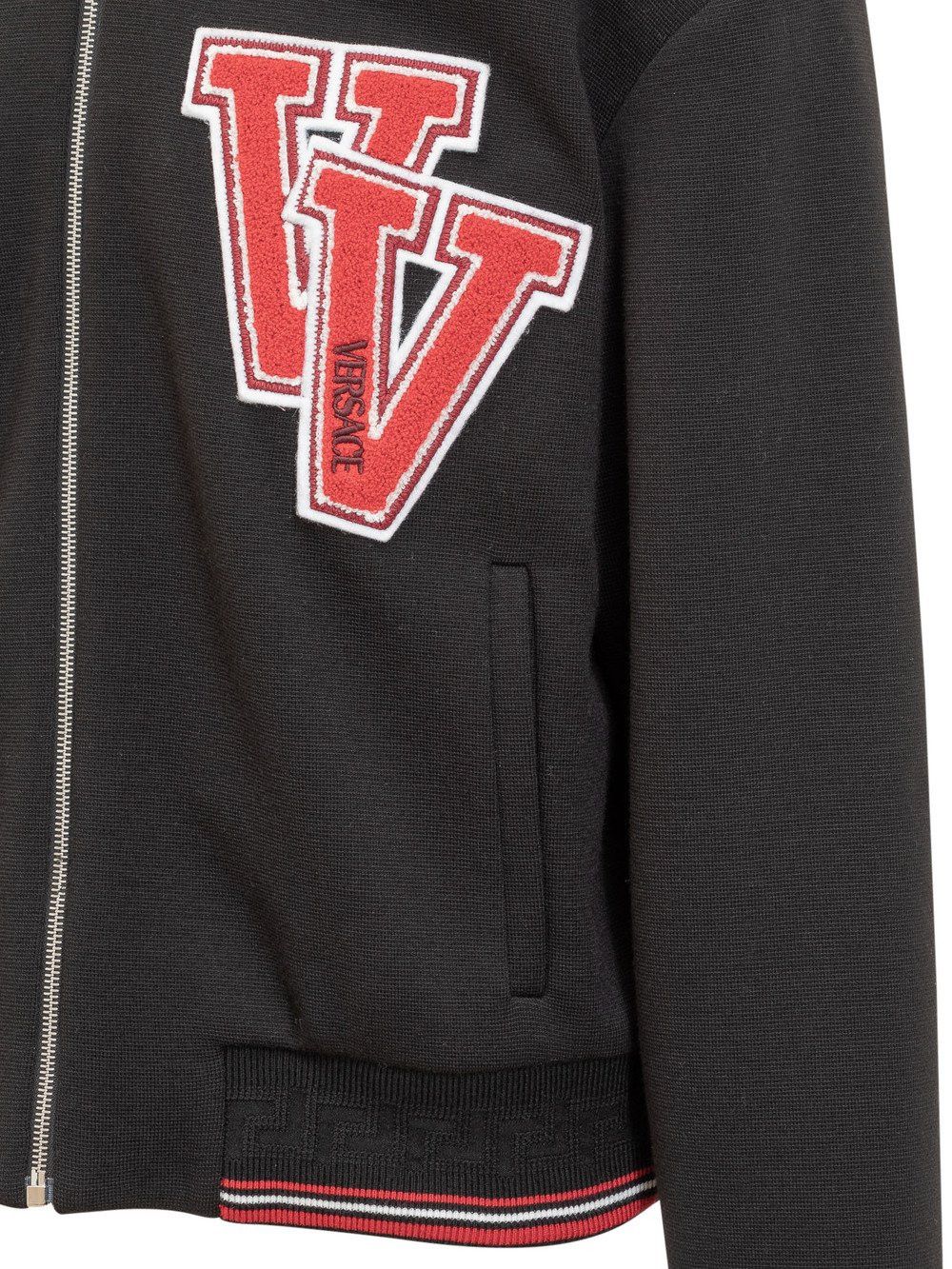 Versace o1y0425 Logo Bomber Jacket in Black Size US L / EU 52-54 / 3 - 2 Thumbnail