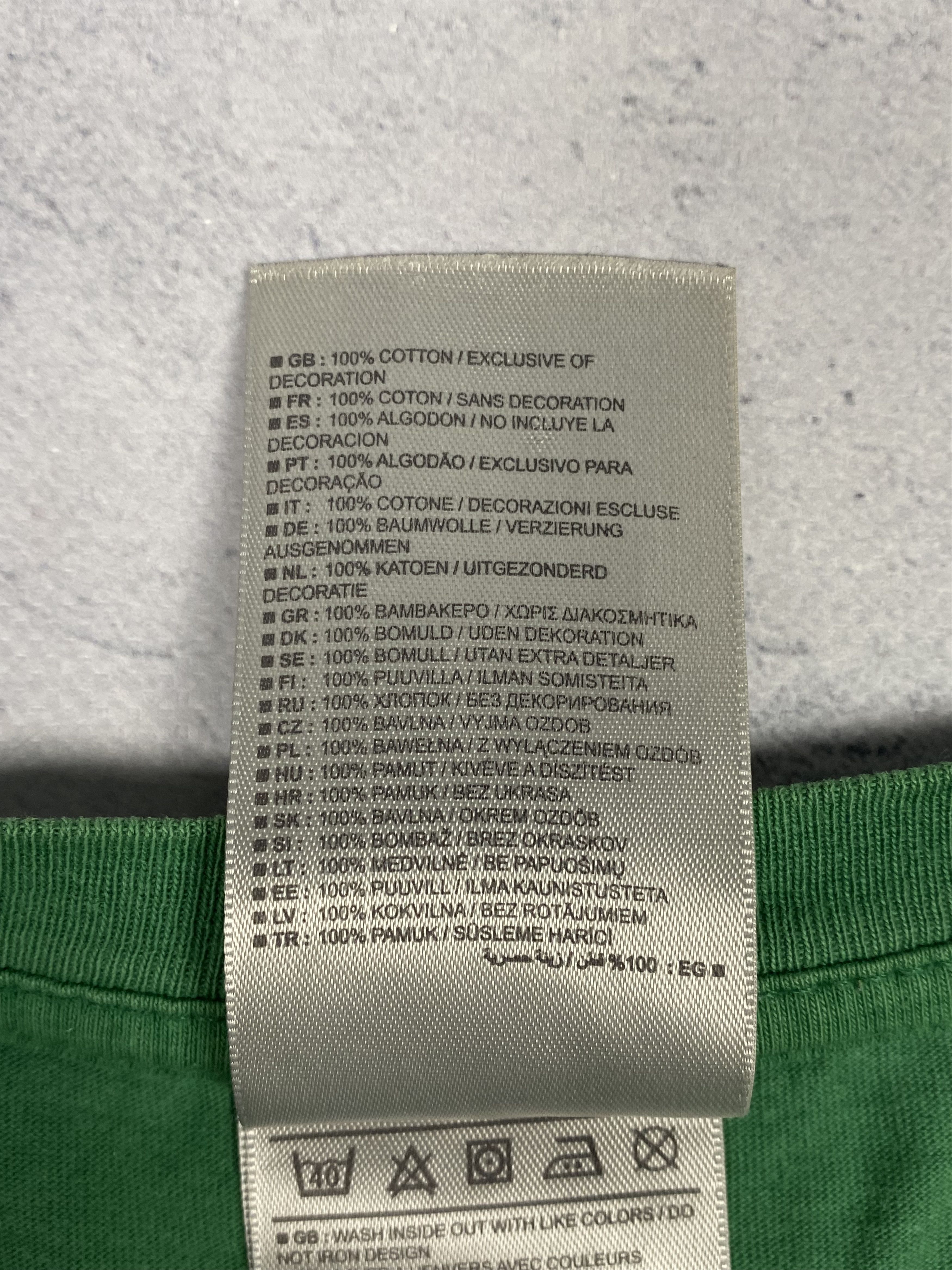 Nike Vintage 00s Nike Air Big Logo Swoosh Y2K T Shirt Green Size US L / EU 52-54 / 3 - 14 Thumbnail