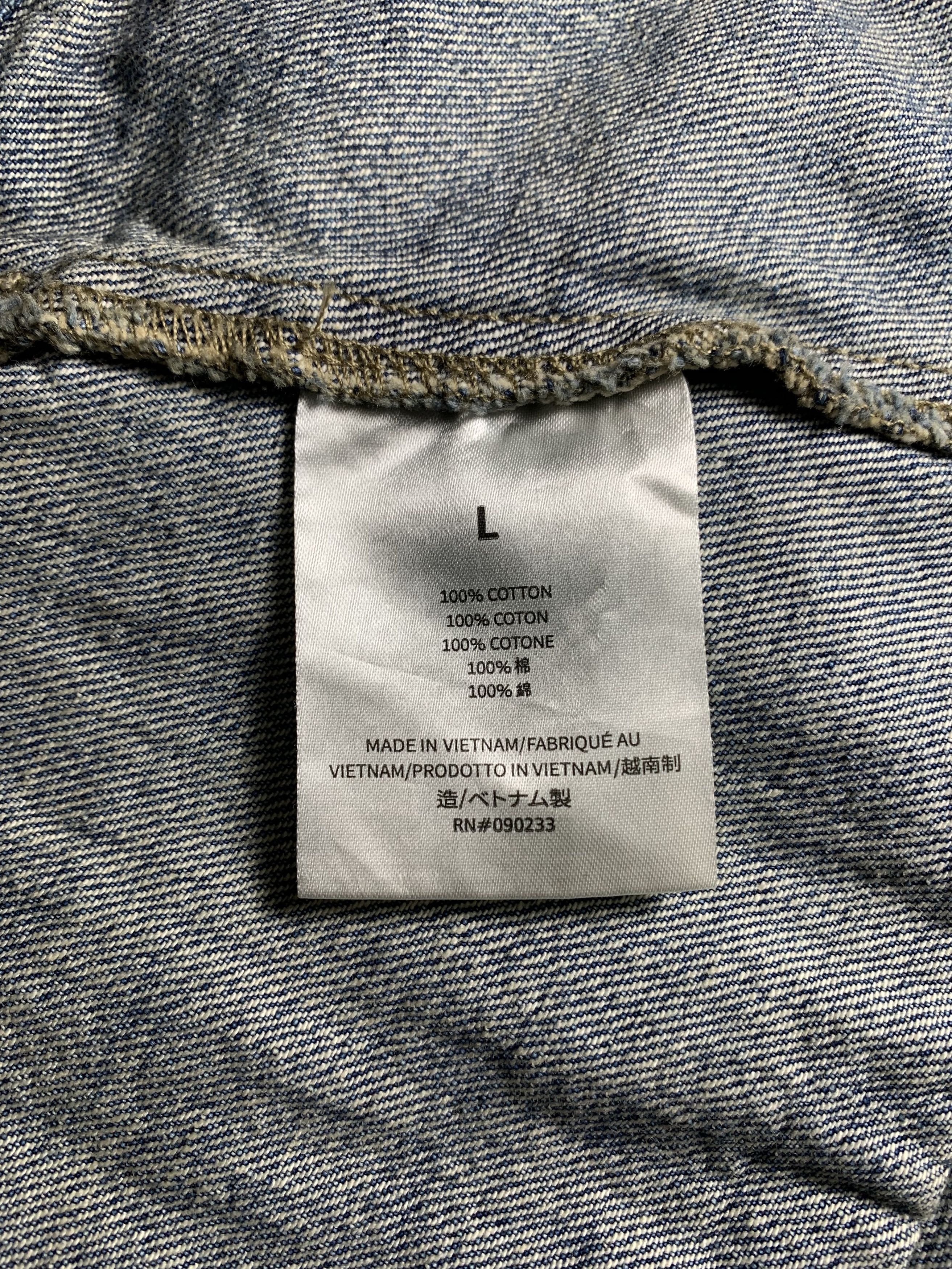 Fear of God Fear of god essentials denim trucker jacket Size US L / EU 52-54 / 3 - 6 Thumbnail