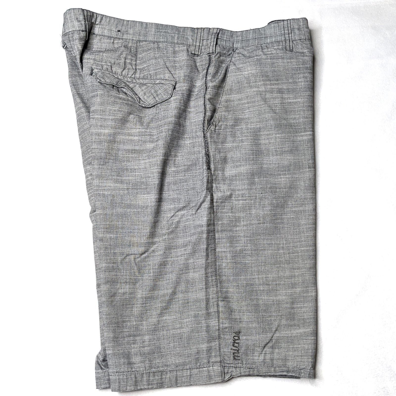 Other Micros Flat Front Casual Shorts Men's 38 Gray Lightweight Size US 38 / EU 54 - 3 Thumbnail