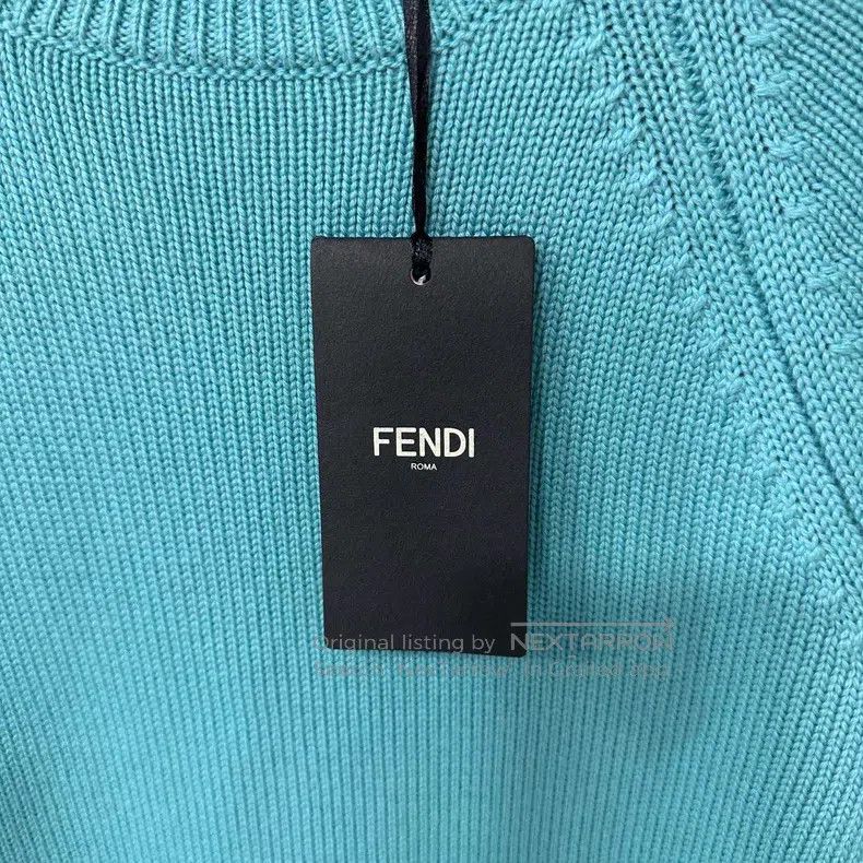 Fendi Fendi Patch Pocket Crewneck Sweater Size US S / EU 44-46 / 1 - 8 Thumbnail