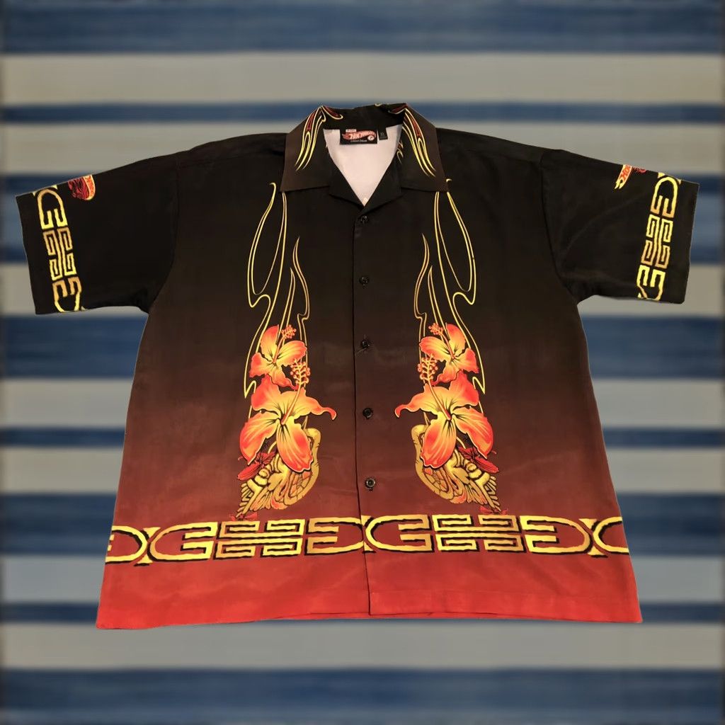 Vintage RARE BC Ethic Hot Wheels Limited Edition Shirt Tiki God Mens XL Made in USA Size US XL / EU 56 / 4 - 1 Thumbnail