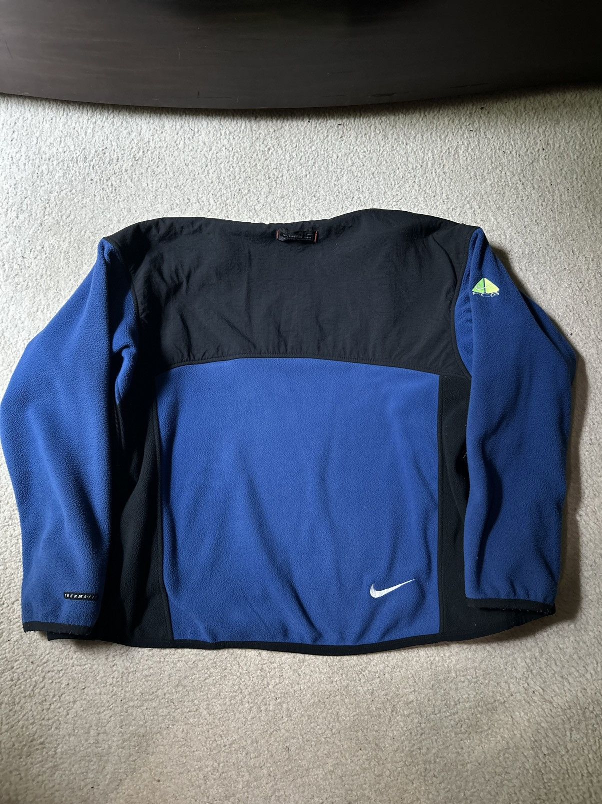 Nike × Nike ACG × Vintage NIKE ACG SHERPA JACKET VINTAGE - BLUE / NEON Size US M / EU 48-50 / 2 - 2 Thumbnail