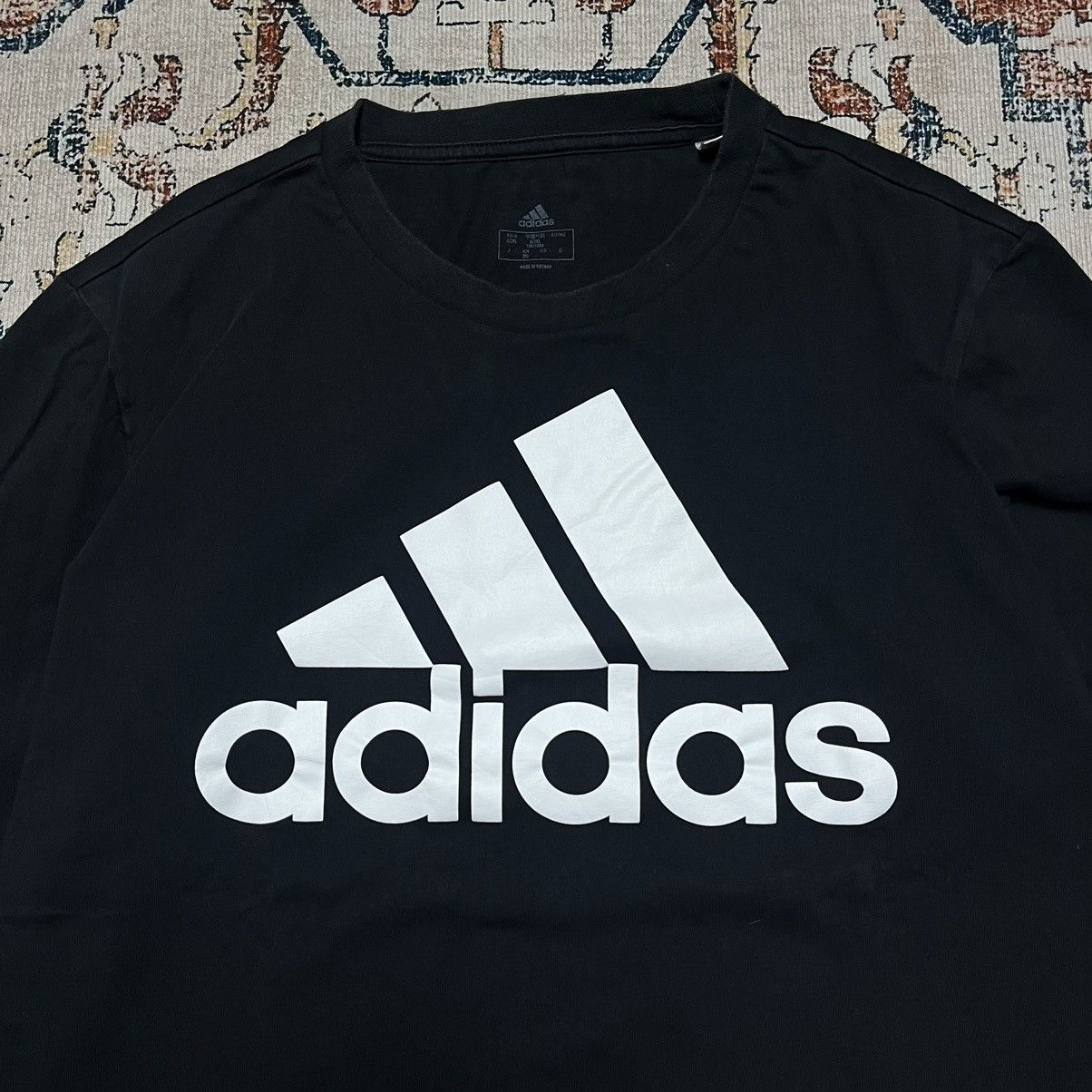 Adidas × Japanese Brand Addidas Big Logo Longsleeve Tee Size US XL / EU 56 / 4 - 2 Thumbnail