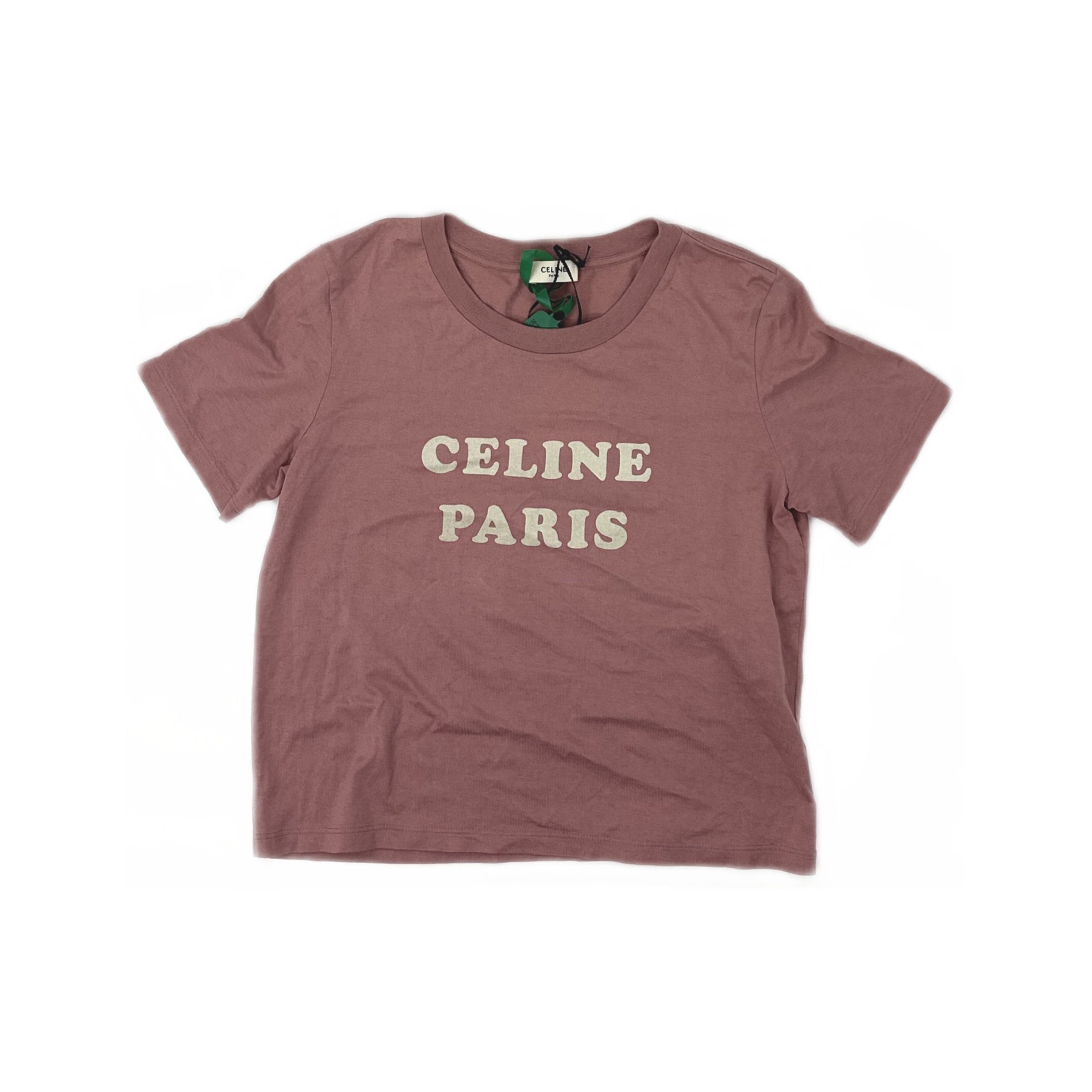 Celine Celine Paris Logo T-Shirt Size XS Size XS / US 0-2 / IT 36-38 - 1 Thumbnail
