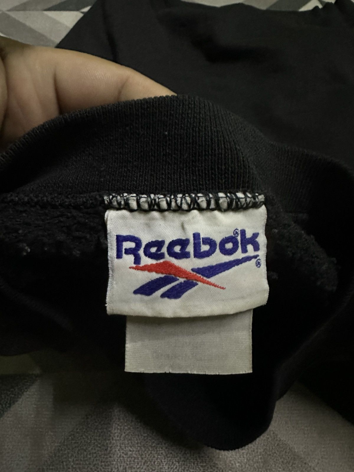 Reebok Vintage 90s Reebok crewned pullover sweatshirt in black Size US XL / EU 56 / 4 - 6 Thumbnail