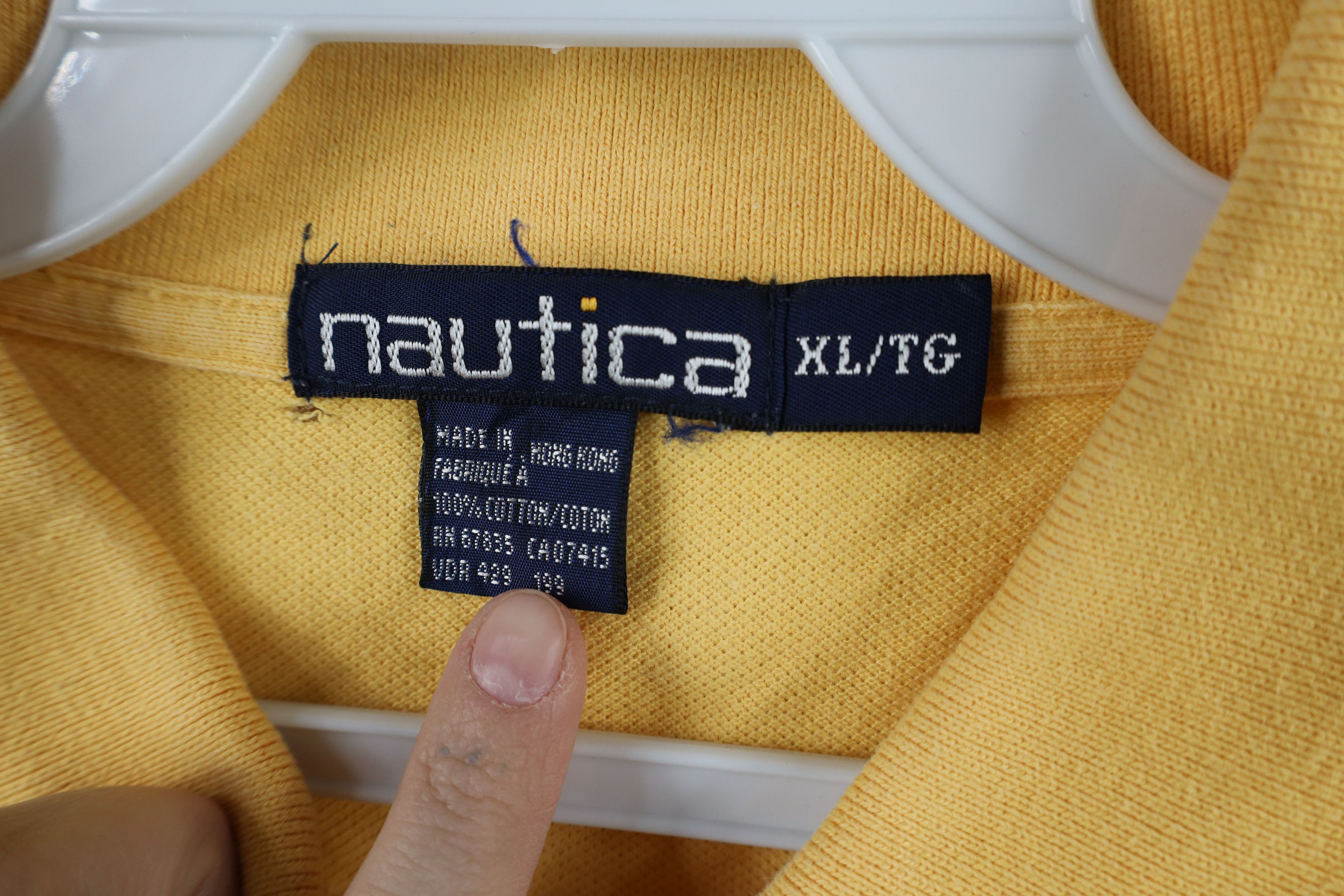 Nautica × Vintage Vintage 90s Nautica Sailboat Sailing Collared Polo Shirt Size US XL / EU 56 / 4 - 7 Thumbnail