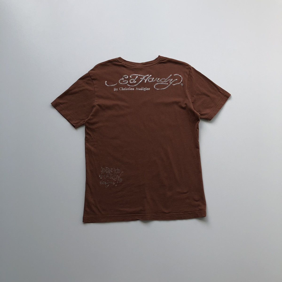 Ed Hardy Ed Hardy by Christian Audigier Skull Logo Vintage T-Shirt Size US M / EU 48-50 / 2 - 3 Thumbnail
