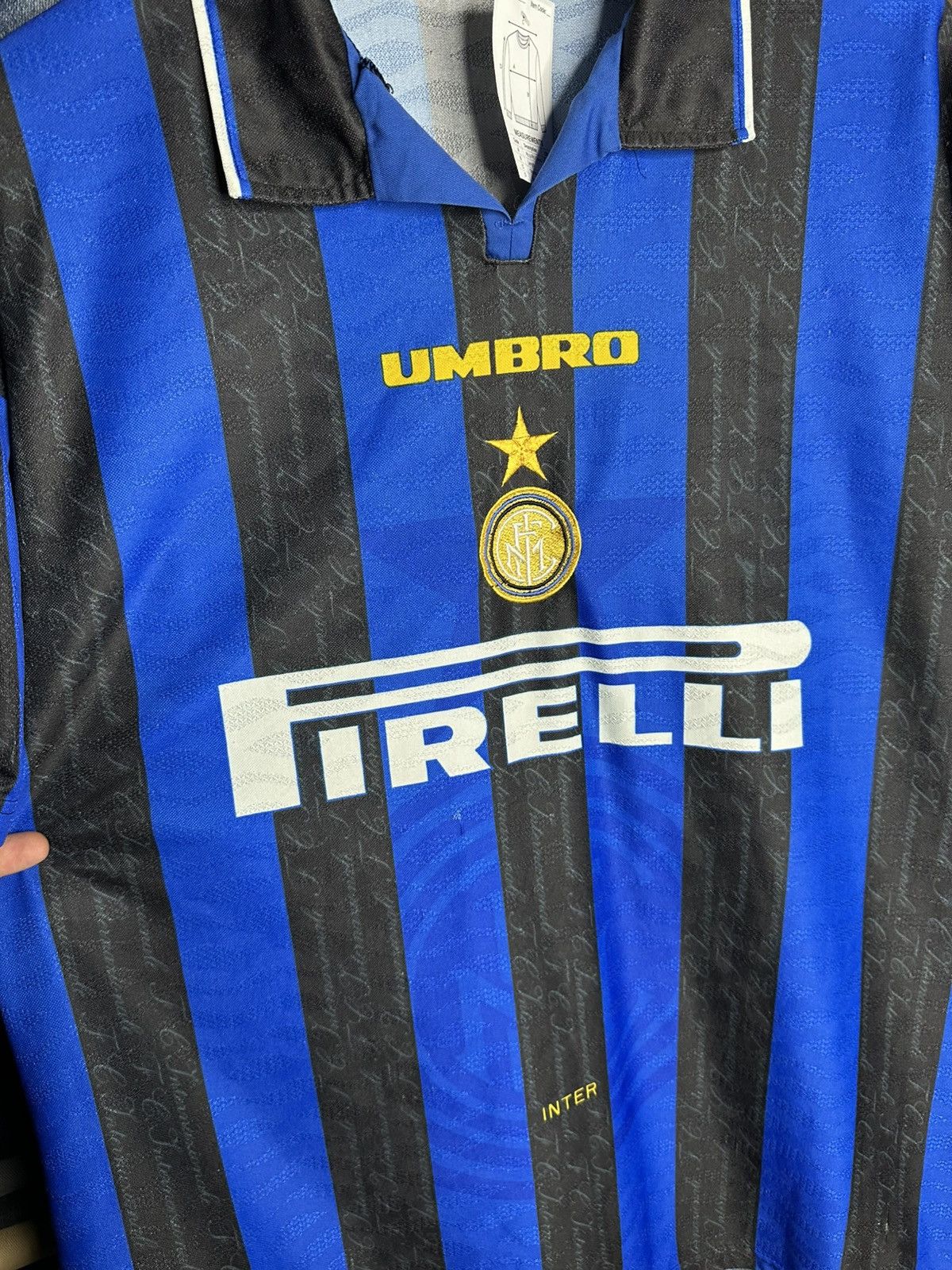 Umbro Umbro Inter Milan 1996/97 Home Shirt Football Soccer Jersey Size US XXL / EU 58 / 5 - 2 Thumbnail