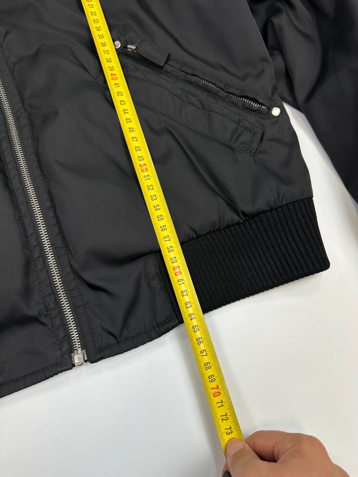 Prada Prada Milano FW09 Black Leather & Nylon Hood Bomber Jacket Size US S / EU 44-46 / 1 - 11 Thumbnail