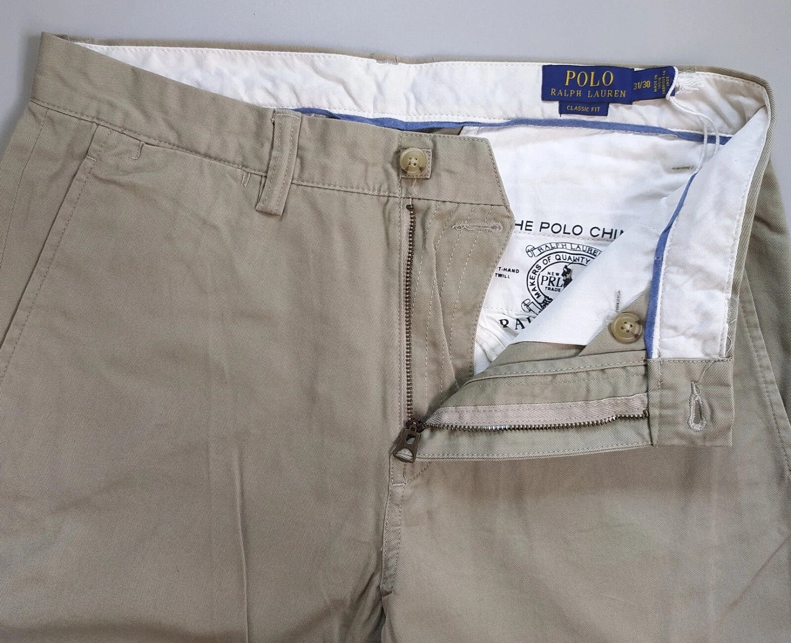 Polo Ralph Lauren Polo Ralph Lauren Classic Fit Chino Pant FTP 0007 Size US 31 - 4 Thumbnail