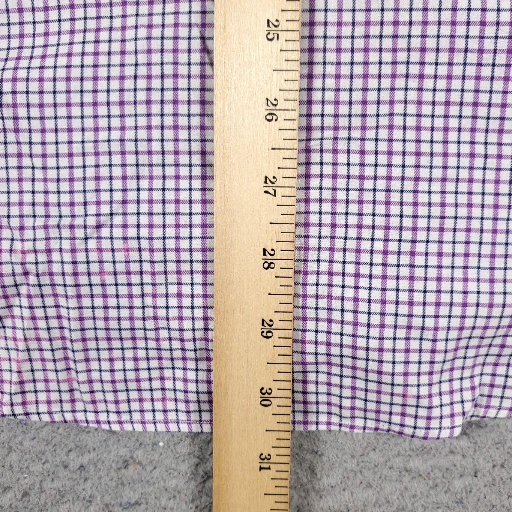 Ralph Lauren Ralph Lauren Shirt Adult Small Purple Check Button-Up Long Sleeve Cotton Mens Size US S / EU 44-46 / 1 - 4 Thumbnail