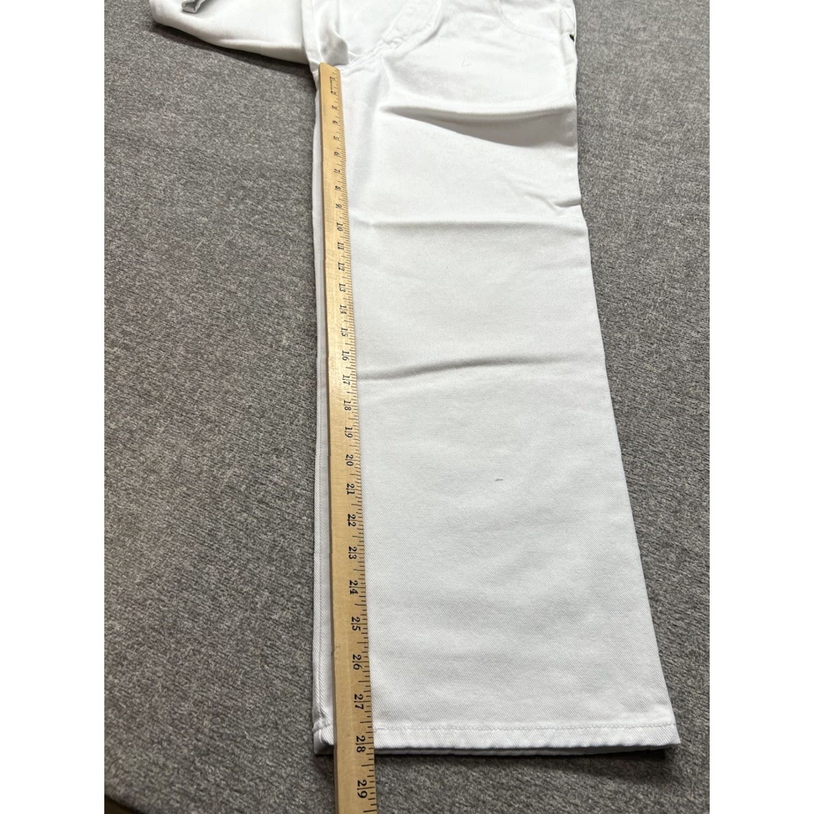 Vintage VINTAGE Solo Semore White Jeans Straight Leg Skater 28x28 USA Made Size US 28 / EU 44 - 7 Thumbnail