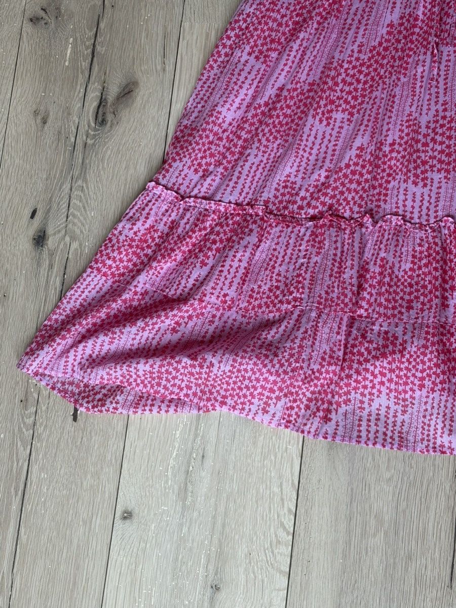 Banjanan Pink Patterned Banjanan Flowy Maxi Dress Ruffled M Summer Size M / US 6-8 / IT 42-44 - 5 Thumbnail