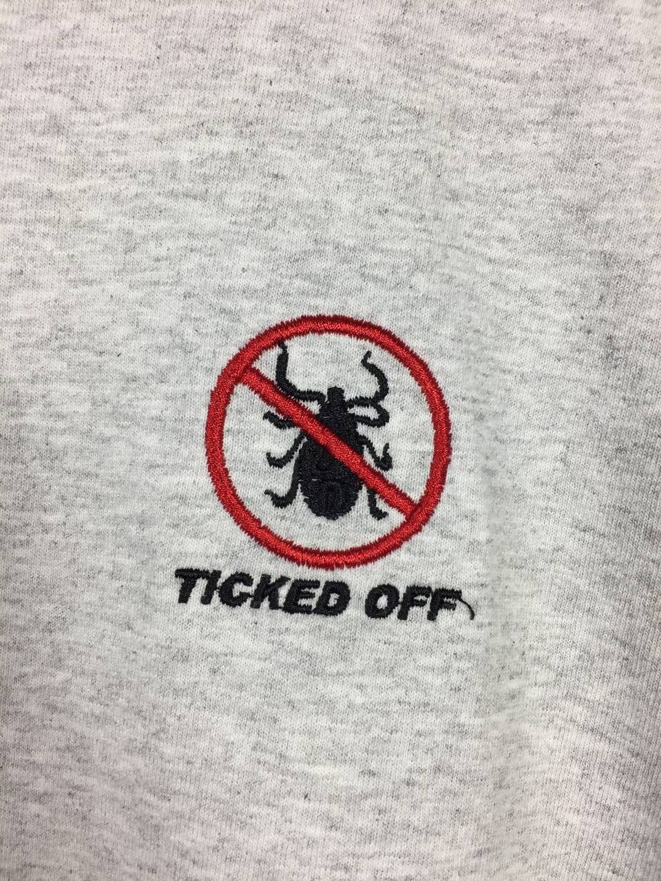 Vintage Ticked Off Embroidered Logo Warning Sign Essential Tee Size US L / EU 52-54 / 3 - 4 Thumbnail