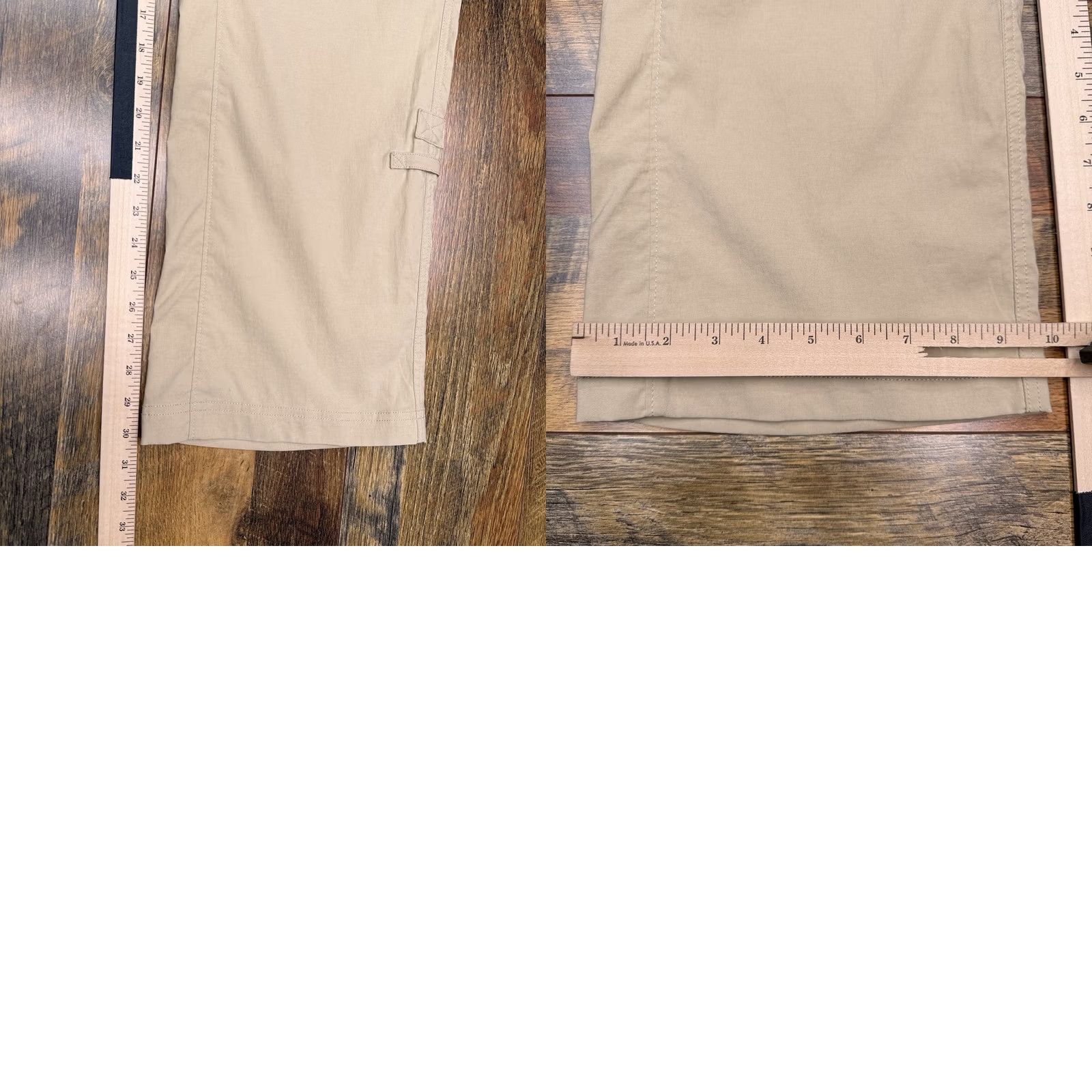 Duluth Trading Company Duluth Trading Company Cargo Pants Womens 18x31 Khaki High Rise Stretch Nylon Outdoor Size 40" / US 18 - 9 Thumbnail