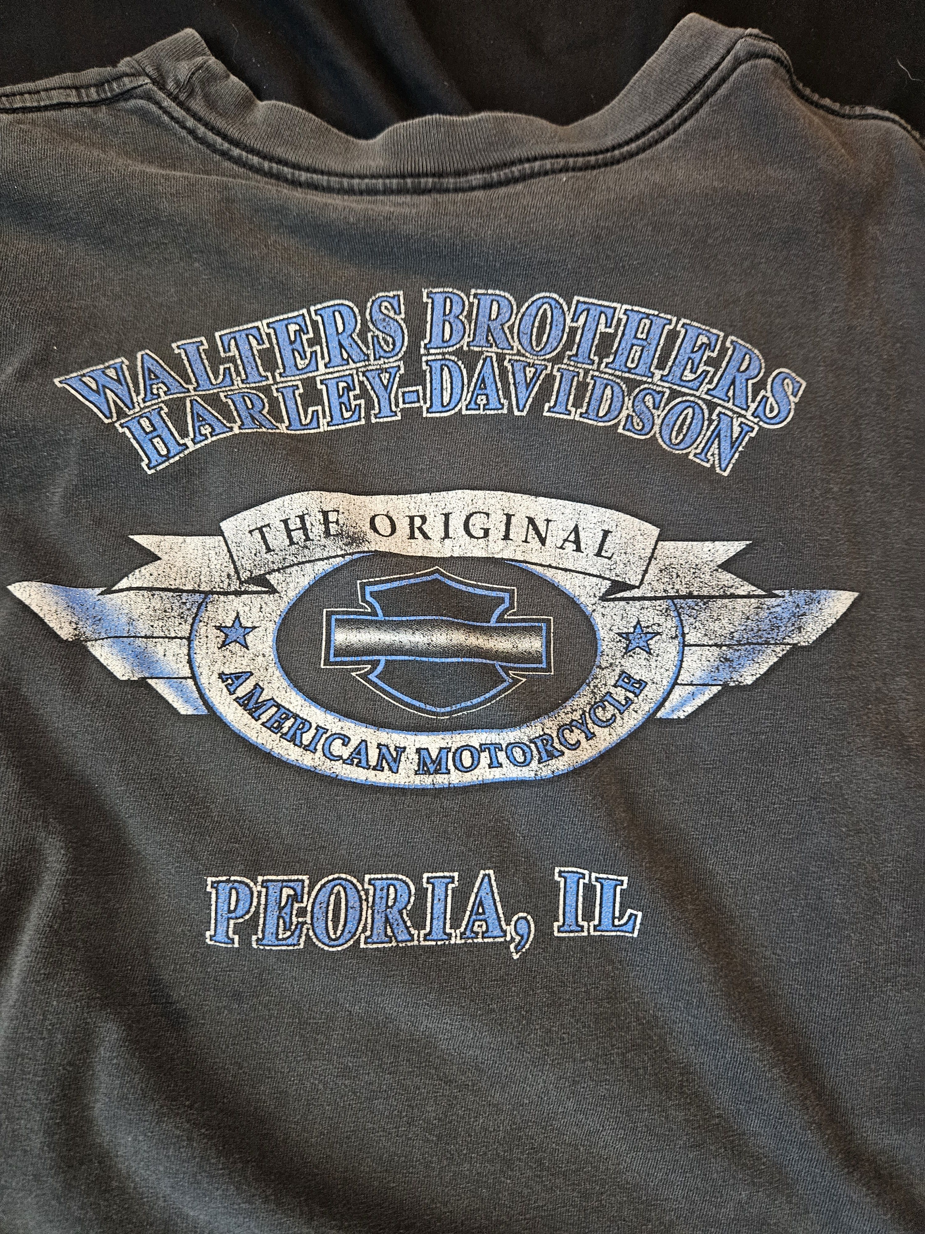 Harley Davidson × Vintage HARLEY DAVIDSON LEGENDS TREAD EAGLE 2001 TEE SHIRT Size US L / EU 52-54 / 3 - 3 Thumbnail