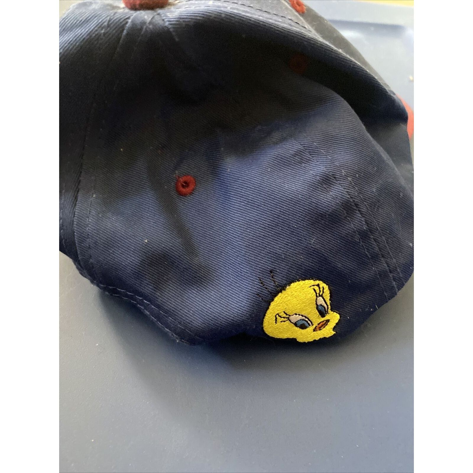 Warner Bros Vintage Hat Looney Tunes Tweety Bird Snapback Cap 1997 Size ONE SIZE - 5 Thumbnail