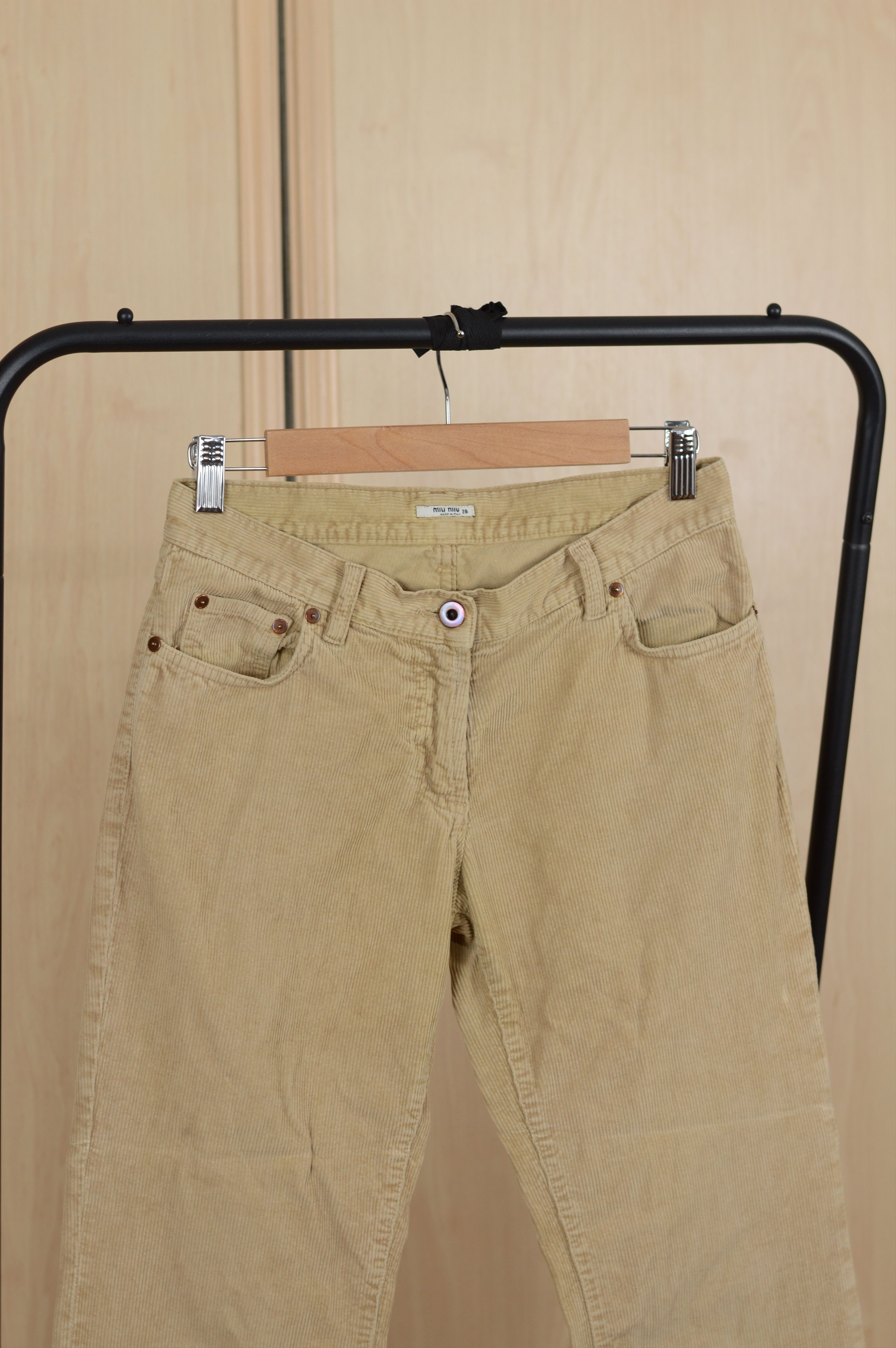 Miu Miu Miu Miu Cordurouy trousers pant Size 30" / US 8 / IT 44 - 2 Thumbnail