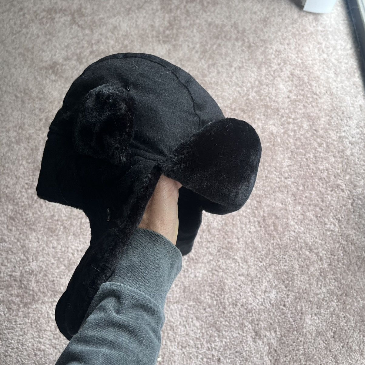 Japanese Brand × Saks Fifth Avenue × Vintage Y2K Faux Fur Ushanka Vintage Fuzzy Warm Trapper Hat Size ONE SIZE - 5 Thumbnail