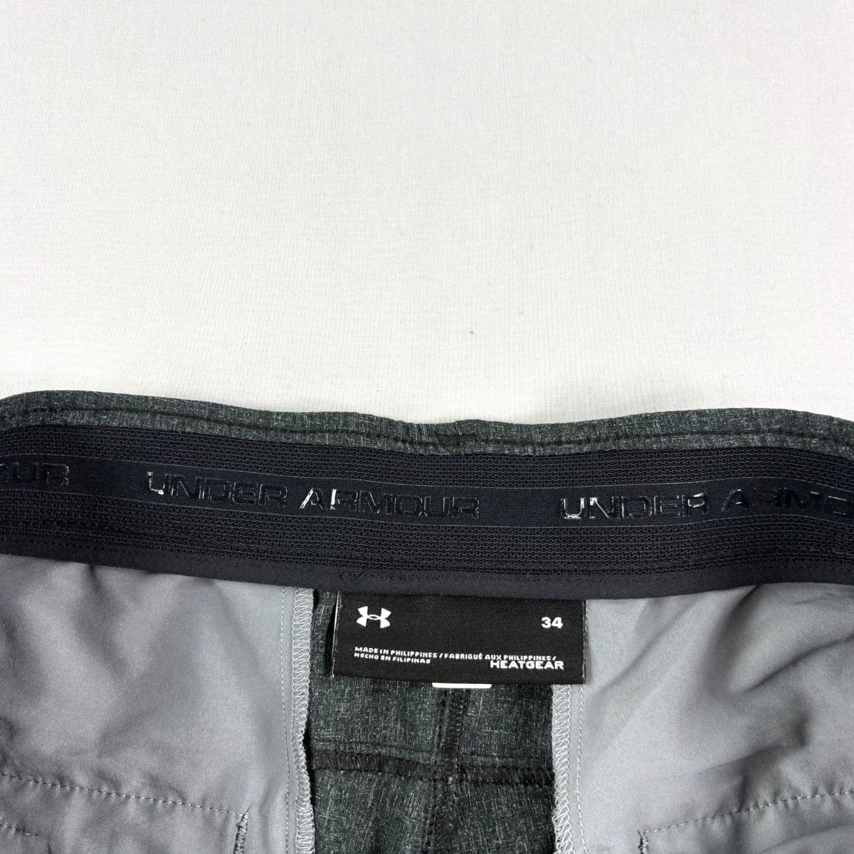 Under Armour Under Armour Shorts Mens Size 34 Gray Chino Stretch Performance Golf Showdown Regular Inseam 11 in Logo Size US 34 / EU 50 - 2 Thumbnail