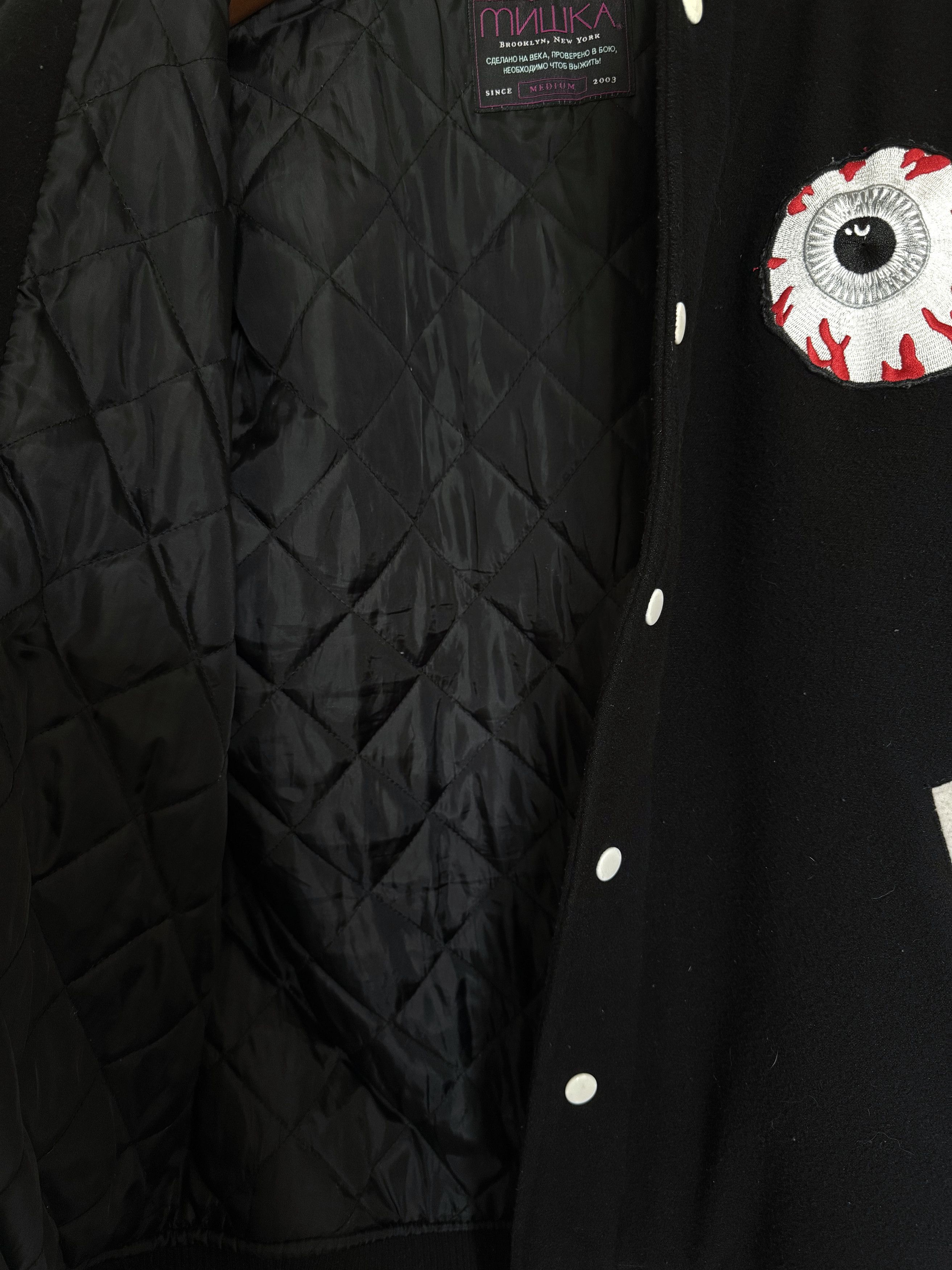 Mishka × Vintage MISHKA NYC Vintage Varsity Jacket Worldwide Weirdos Size M Size US M / EU 48-50 / 2 - 6 Thumbnail