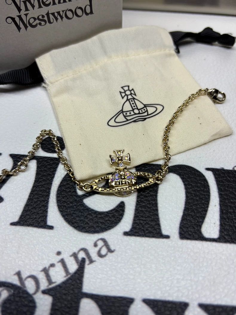 Vivienne Westwood Vivienne Westwood Lady Mei Bracelet-Gold Size ONE SIZE - 4 Thumbnail