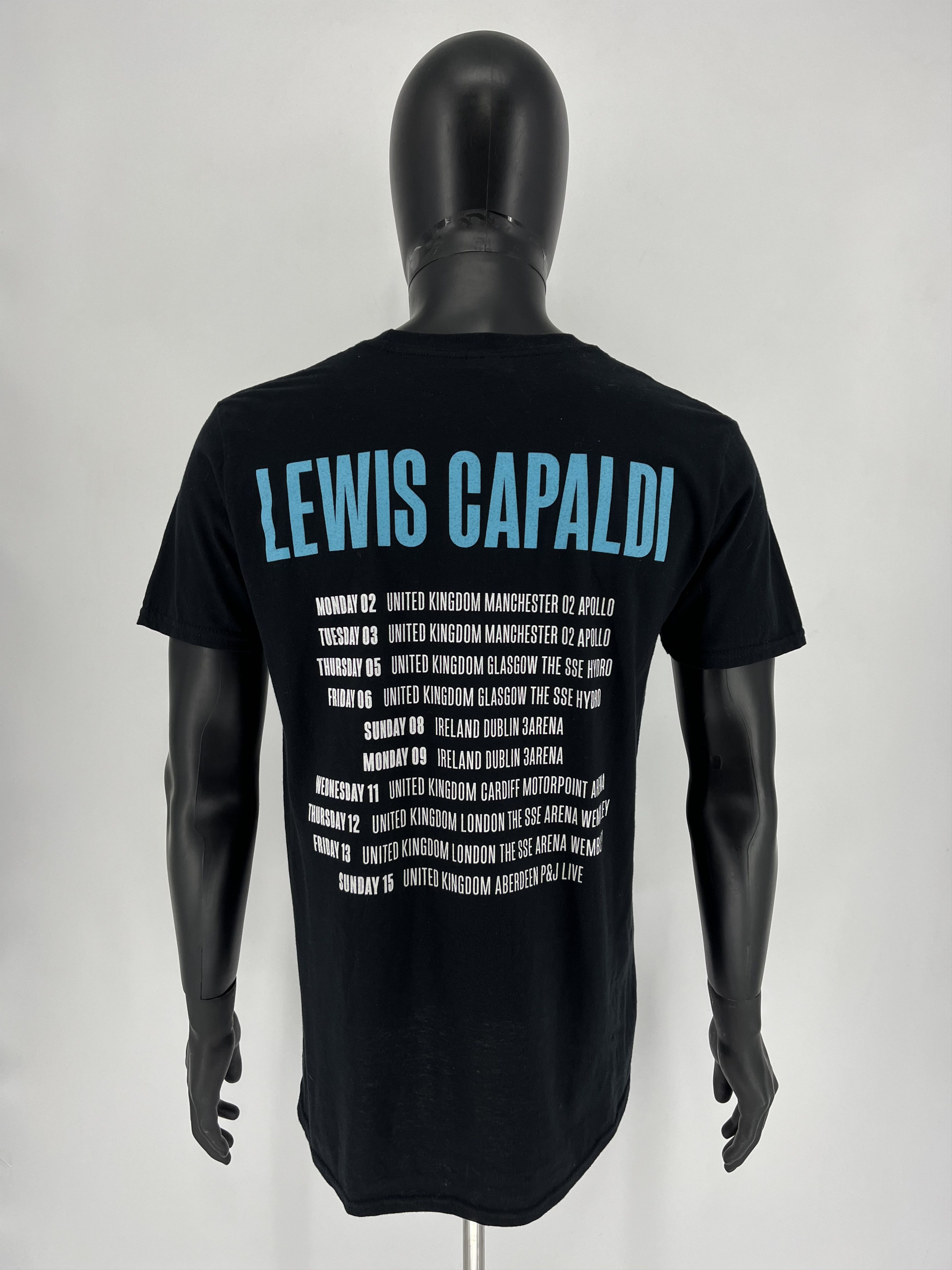 Band Tees Mens Lewis Capaldi Vintage T-Shirt Band Tee Size M Size US M / EU 48-50 / 2 - 7 Thumbnail