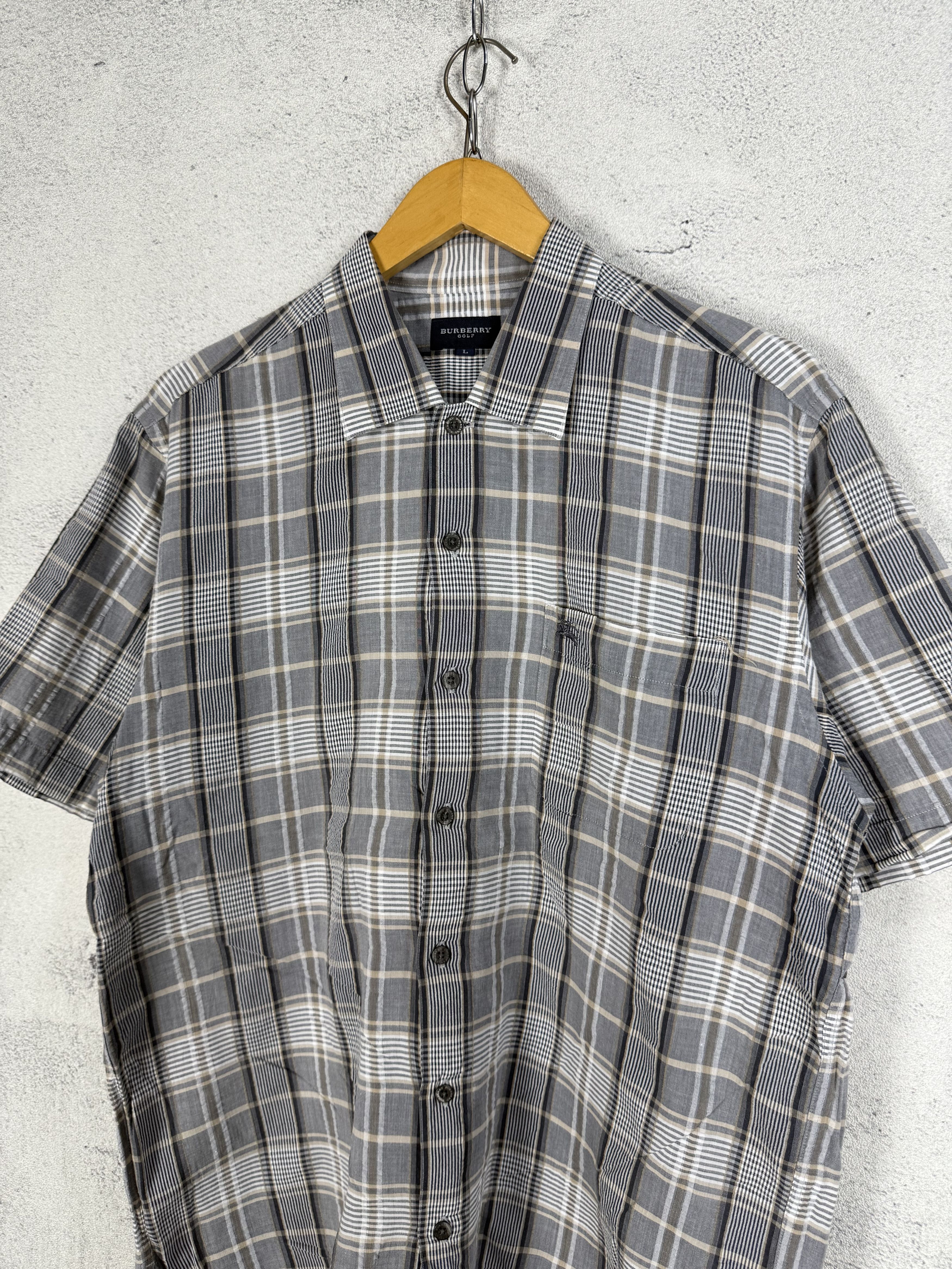 Burberry Vintage Burberry Plaid Button Up Shirt Size US L / EU 52-54 / 3 - 2 Thumbnail