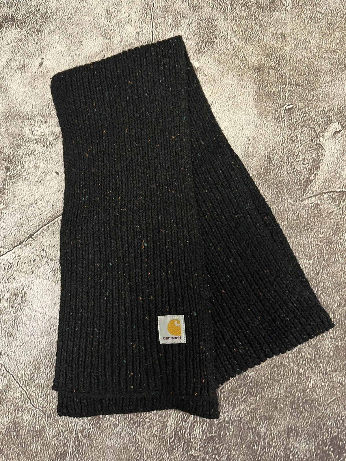 Carhartt Vintage Carhartt scarf wool WIP black Size ONE SIZE - 1 Thumbnail