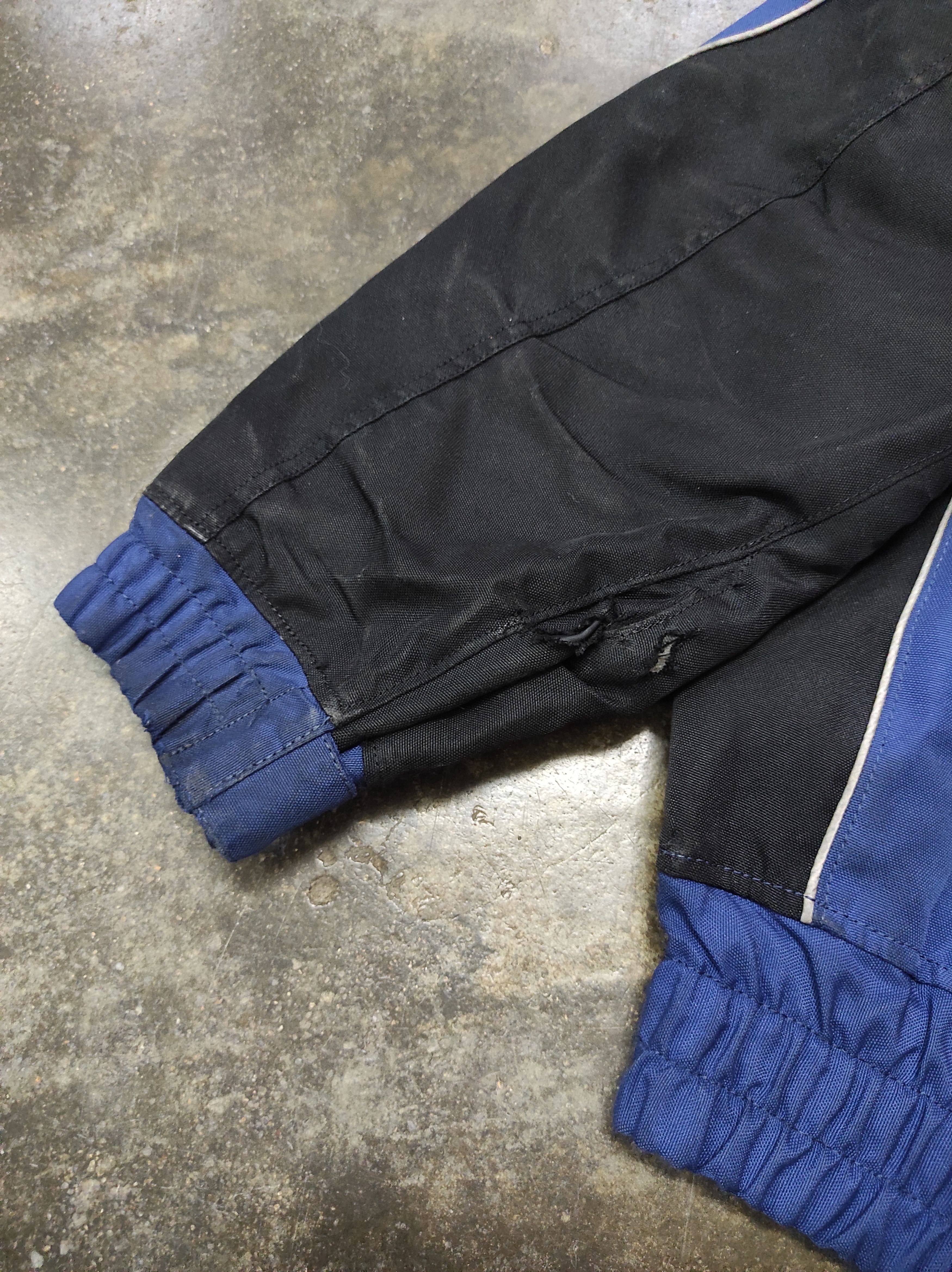Japanese Brand × Sports Specialties KUSHITANI HAMAMATSU BIG BIKE CITY U MEDIA JACKET DISTRESSED Size US XL / EU 56 / 4 - 11 Thumbnail
